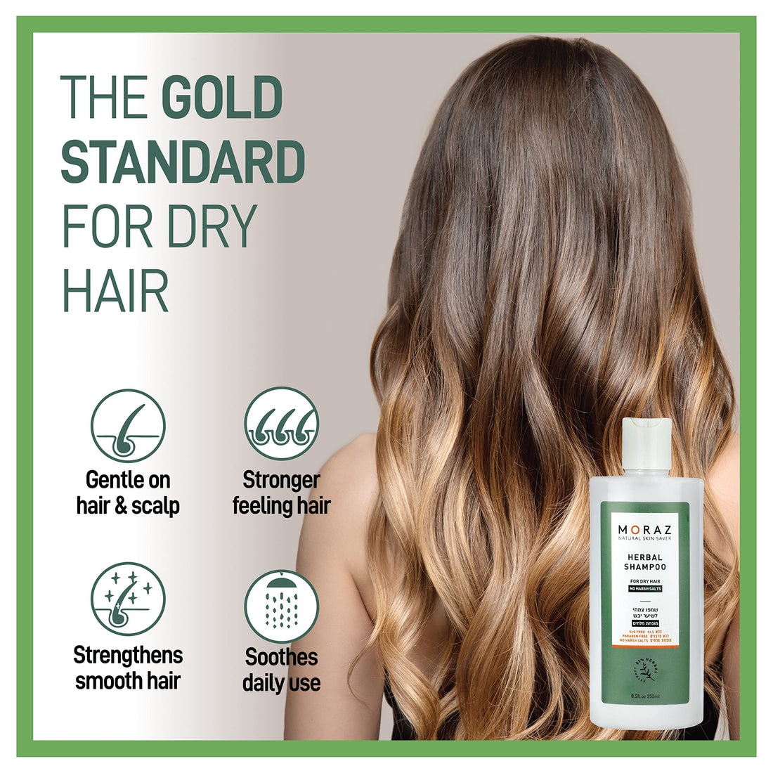 Moraz Moraz Natural Herbal Shampoo for Dry Hair, 500 ml