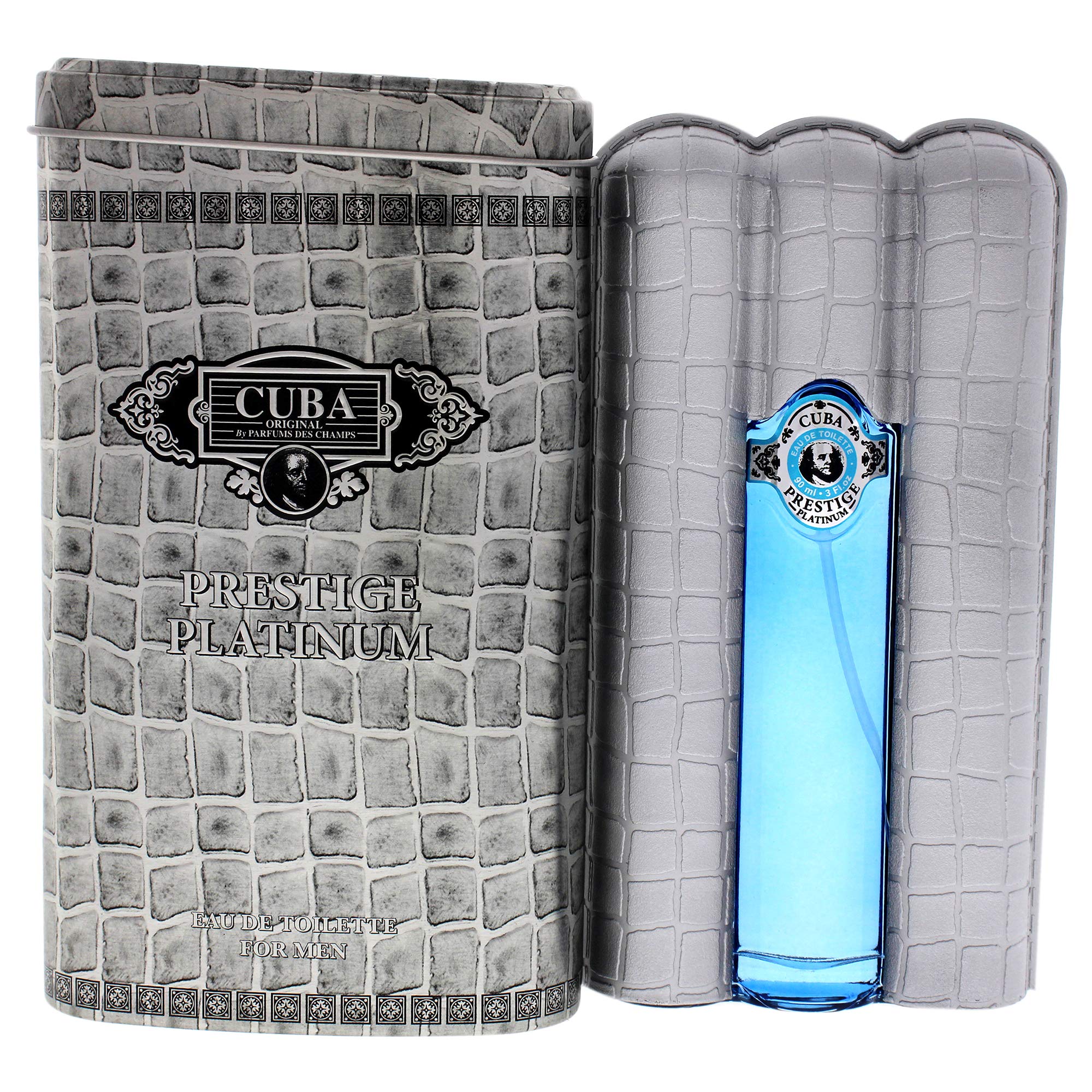 Cuba Prestige Platinum by Cuba, 3 oz Eau De Toilette Spray for Men