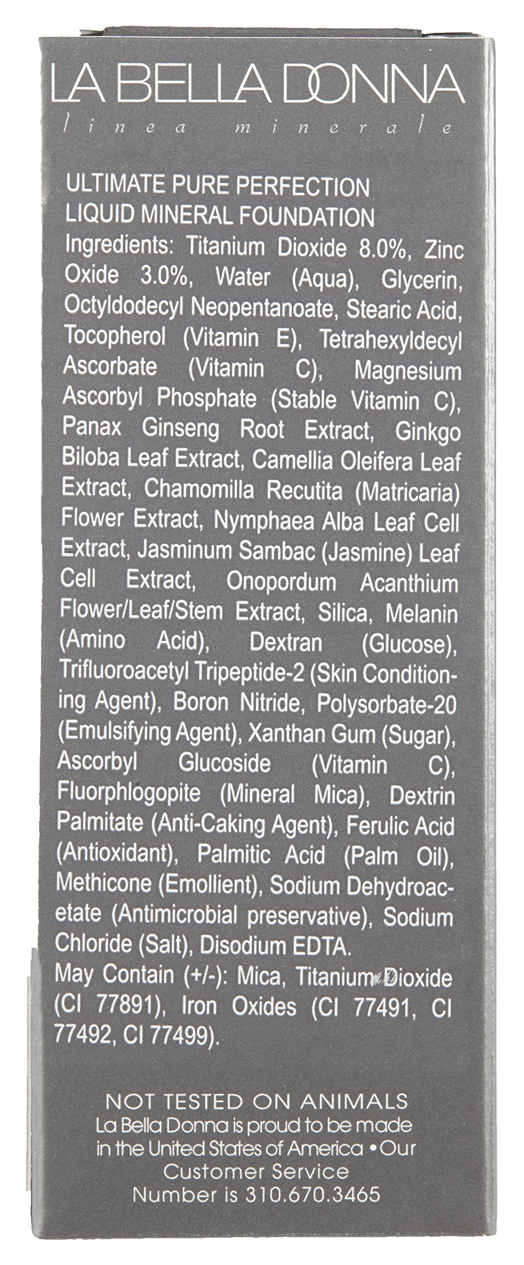 La Bella Donna Ultimate Pure Perfection Liquid Mineral Foundation SPF 15 - Nicoletta