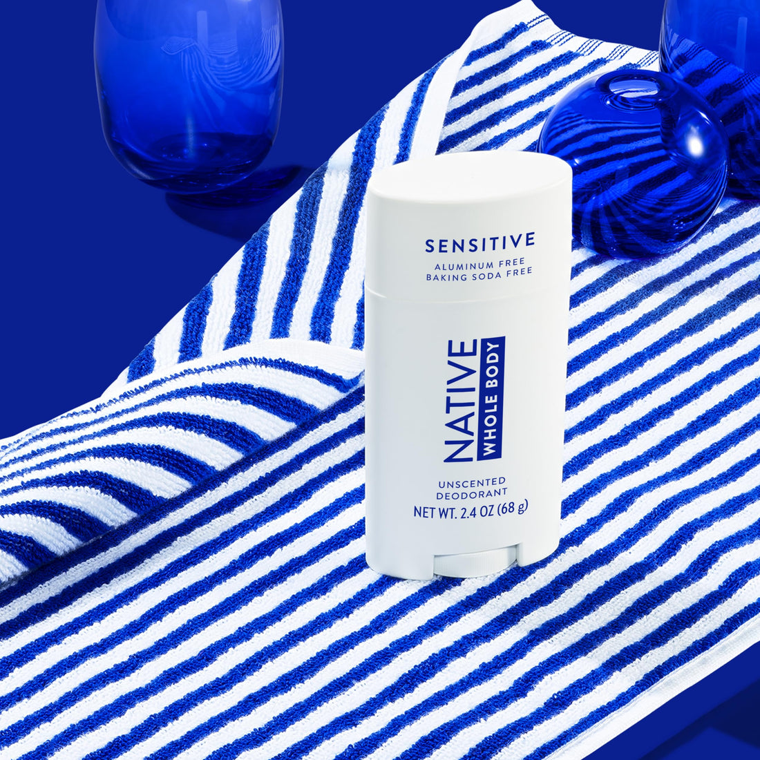 Native Whole Body Deodorant Stick Contains Naturally Derived Ingredients, Deodorant for Men and Women | 72 Hour Odor Protection, Aluminum Free with Coconut Oil and Shea Butter | Unscented