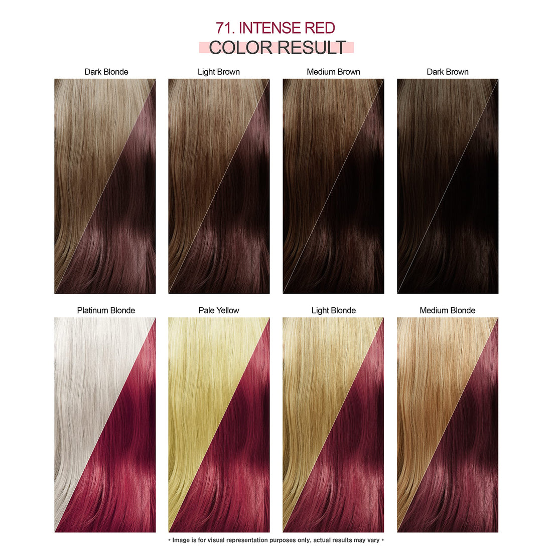 Adore Semi-Permanent Haircolor #071 Intense Red 4 Ounce (118ml) (2 Pack)