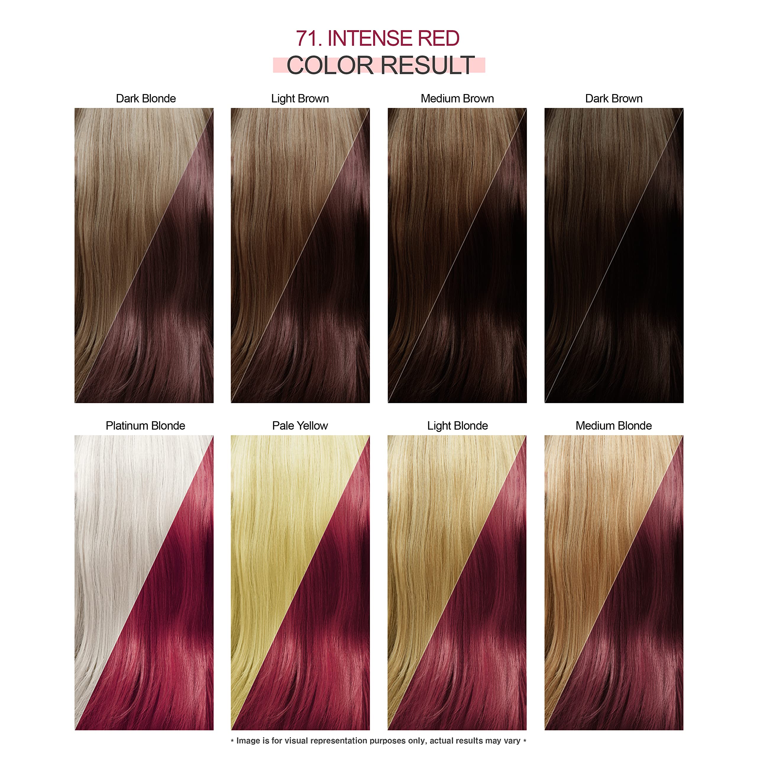 Adore Shining Semi Permanent Hair Colour, 71 Intense Red by Adore by Adore