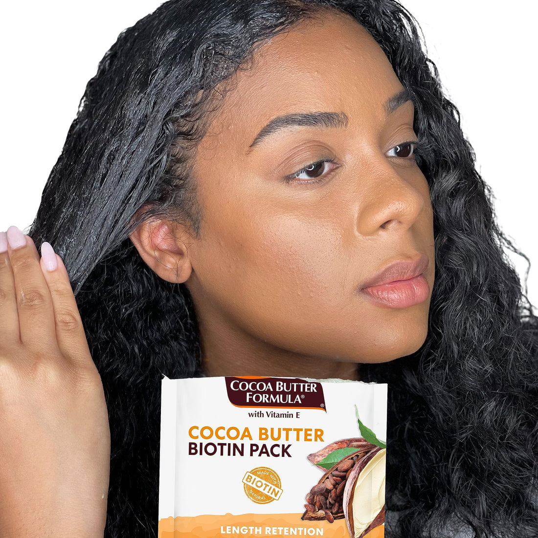 Palmer's Cocoa Butter & Biotin Length Retention Biotin Pack, 2.1 Ounce