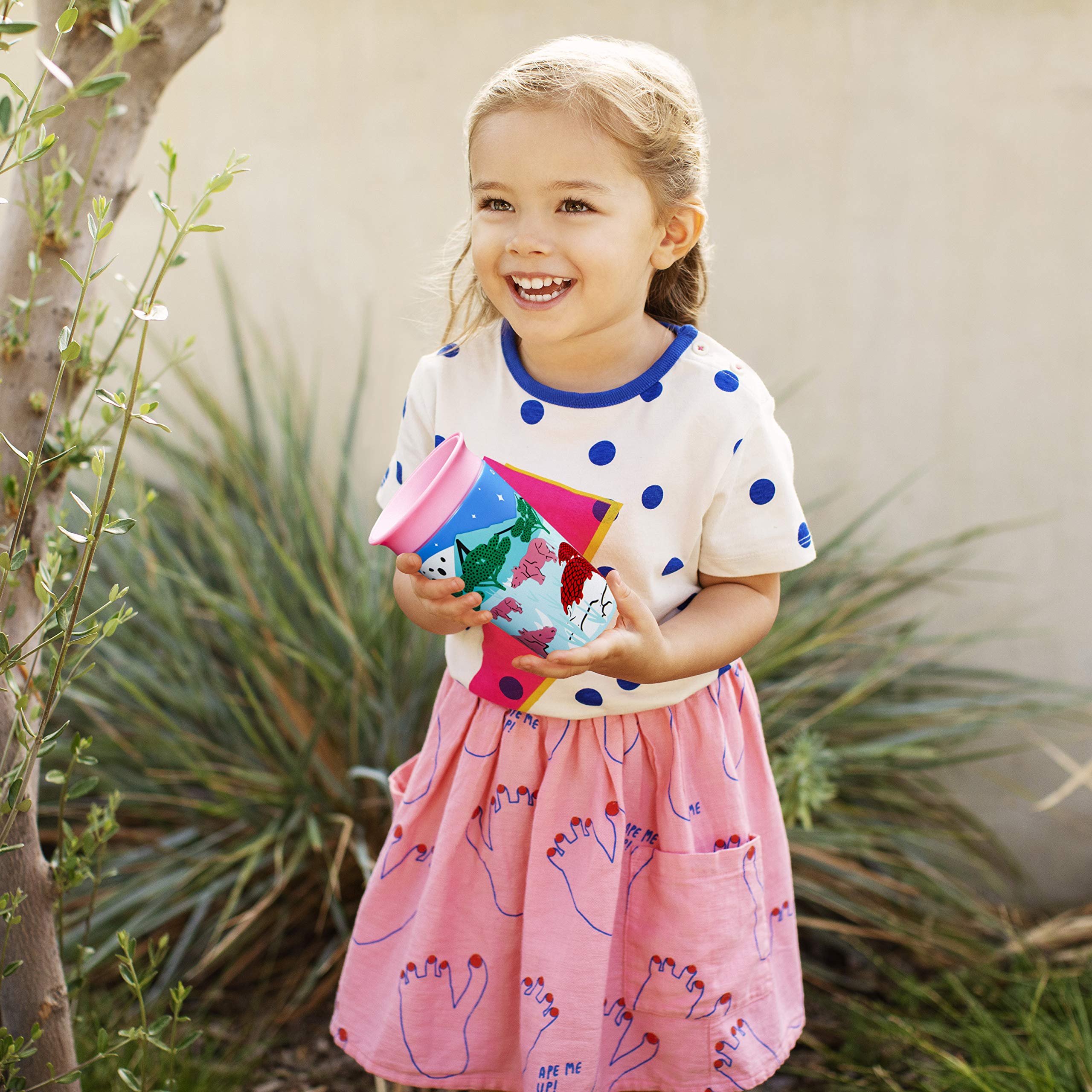 Munchkin® Miracle® 360 Wildlove Sippy Cup, 9 Oz, 2 Pack, Tiger/Rhino