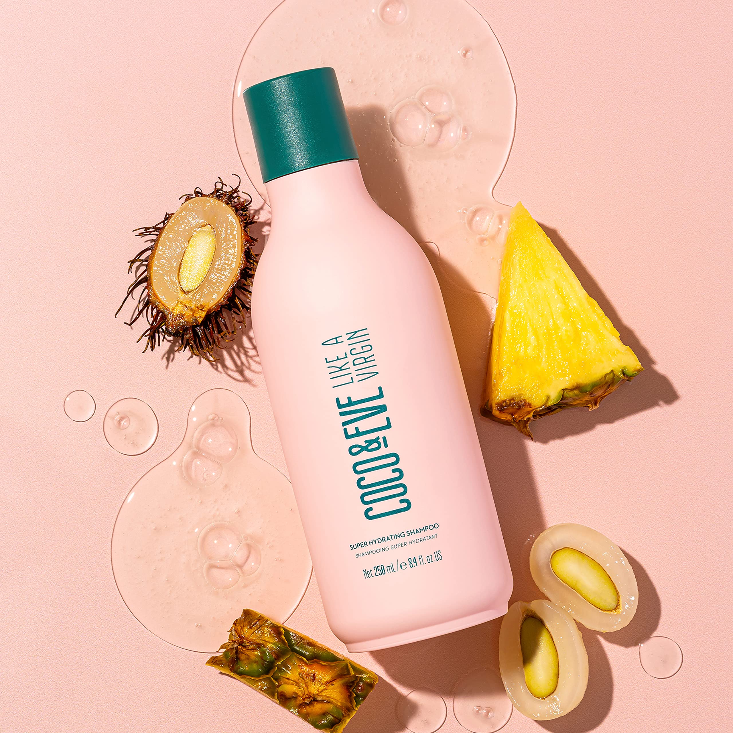 Coco & Eve Like A Virgin Super Hydrating Shampoo - Natural, Sulfate free Hair Care with Argan Oil, Coconut and Avocado Oil. For Dry Damaged, Color Treated Hair.