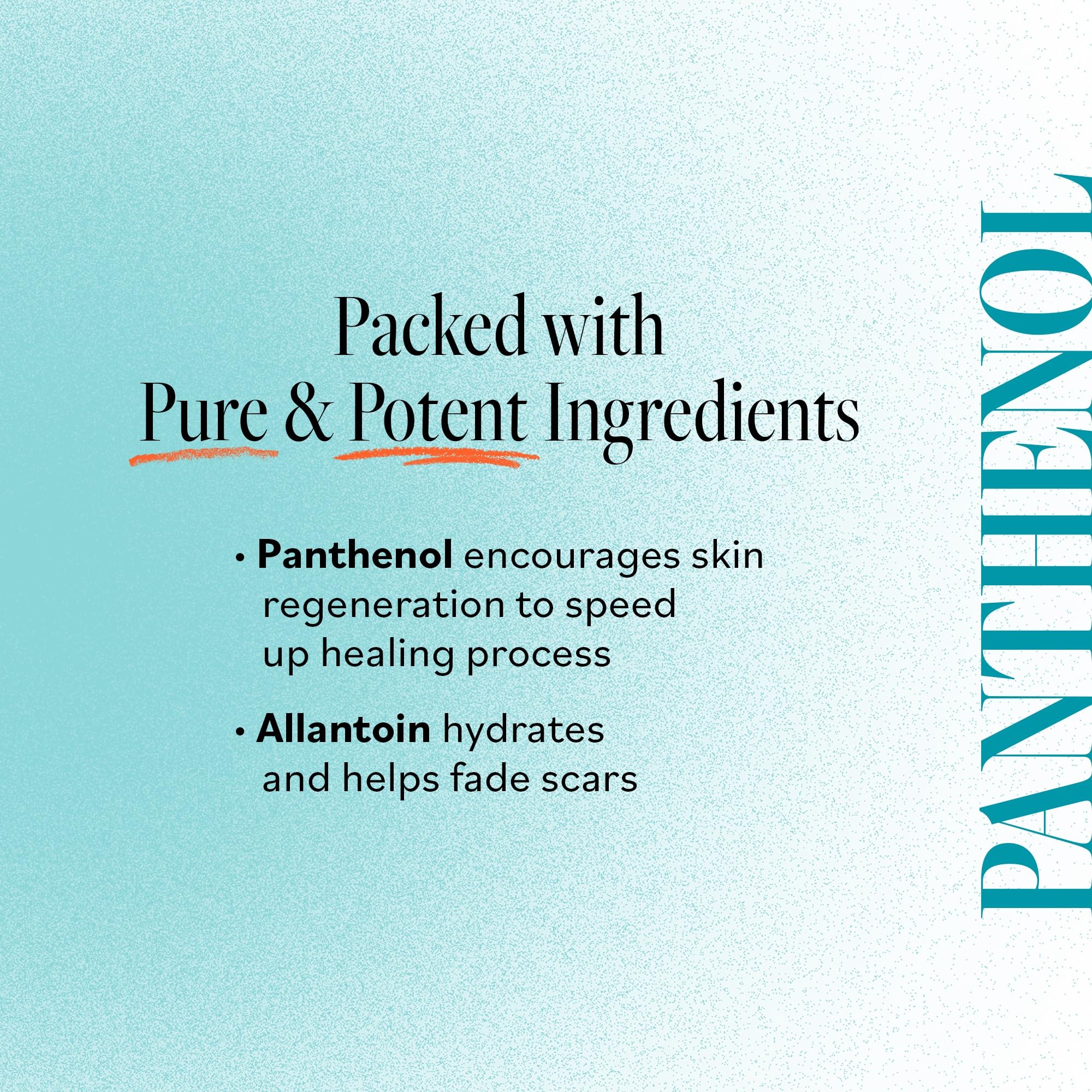 Derma E Scar Gel with Panthenol & Allantoin - Hydrating Scar Remover Gel for Acne Scars, Burns & Stretch Marks