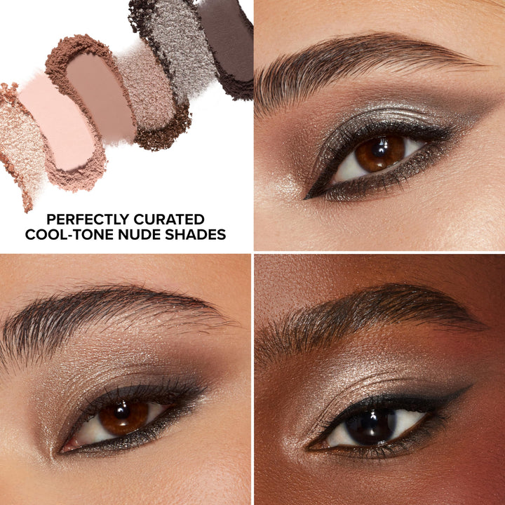 Too Faced Born This Way Mini Eye Shadow Palettes | High Pigment + Shimmer, 0.2 Ounce, Cold Smolder Nudes