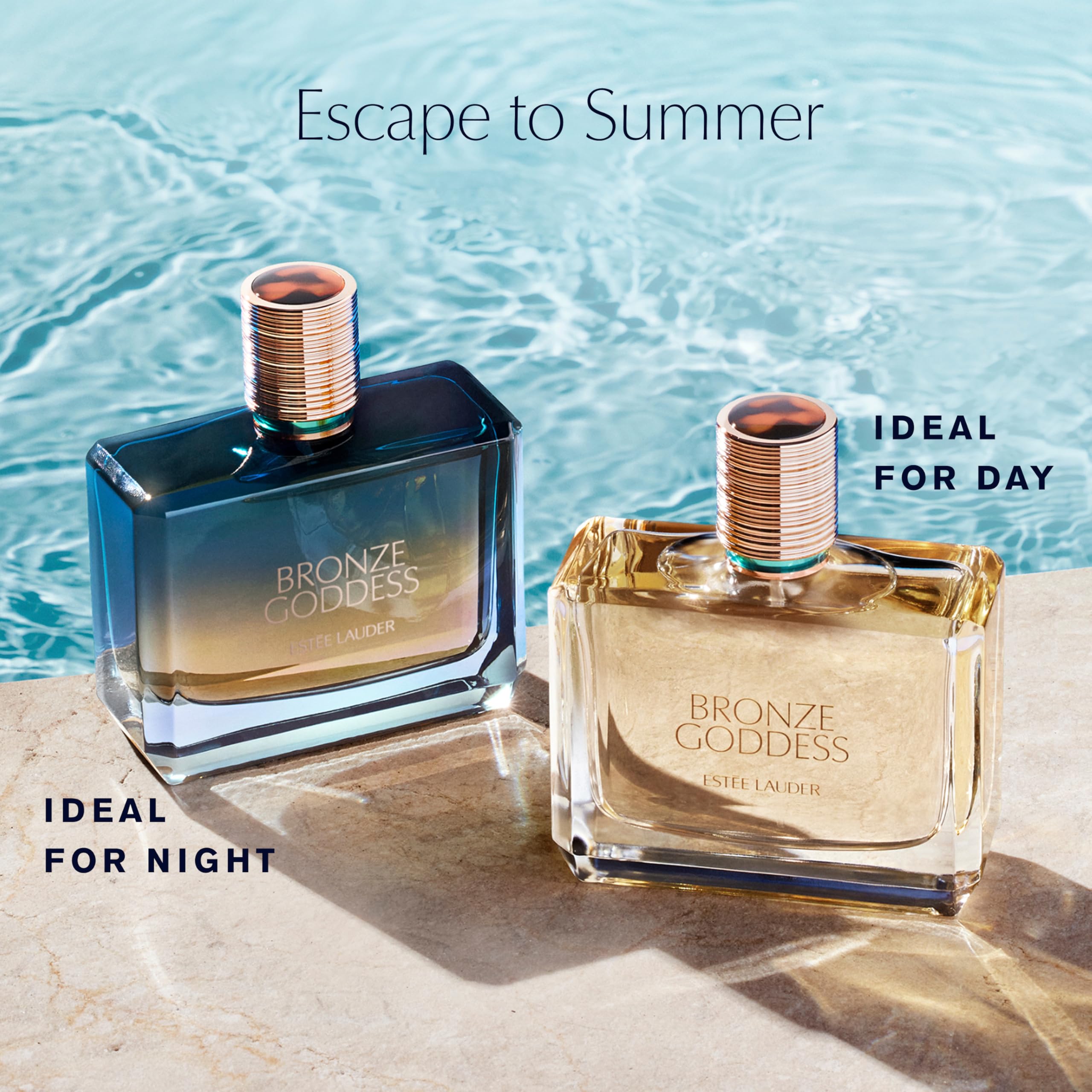 Estée Lauder Bronze Goddess Nuit Eau de Parfum Spray with notes of Ylang Ylang, Jasmine Sambac & Salted Coconut | Perfumes for Women, Travel Size, 0.34 Fl Oz