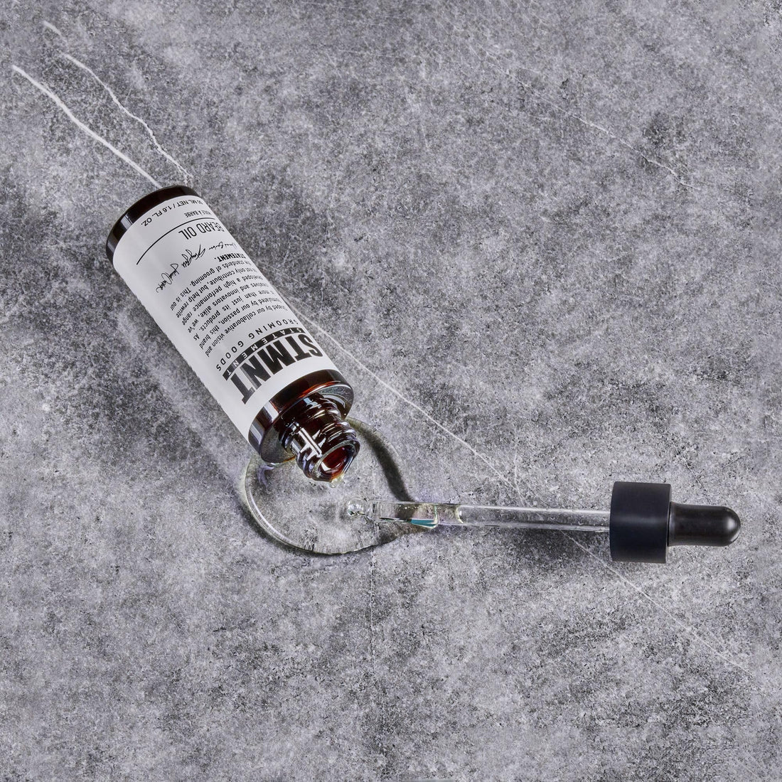 STMNT Grooming Goods Beard Oil, 1.7 oz | Silicone Free| Moisturizing Formula with Natural Oils