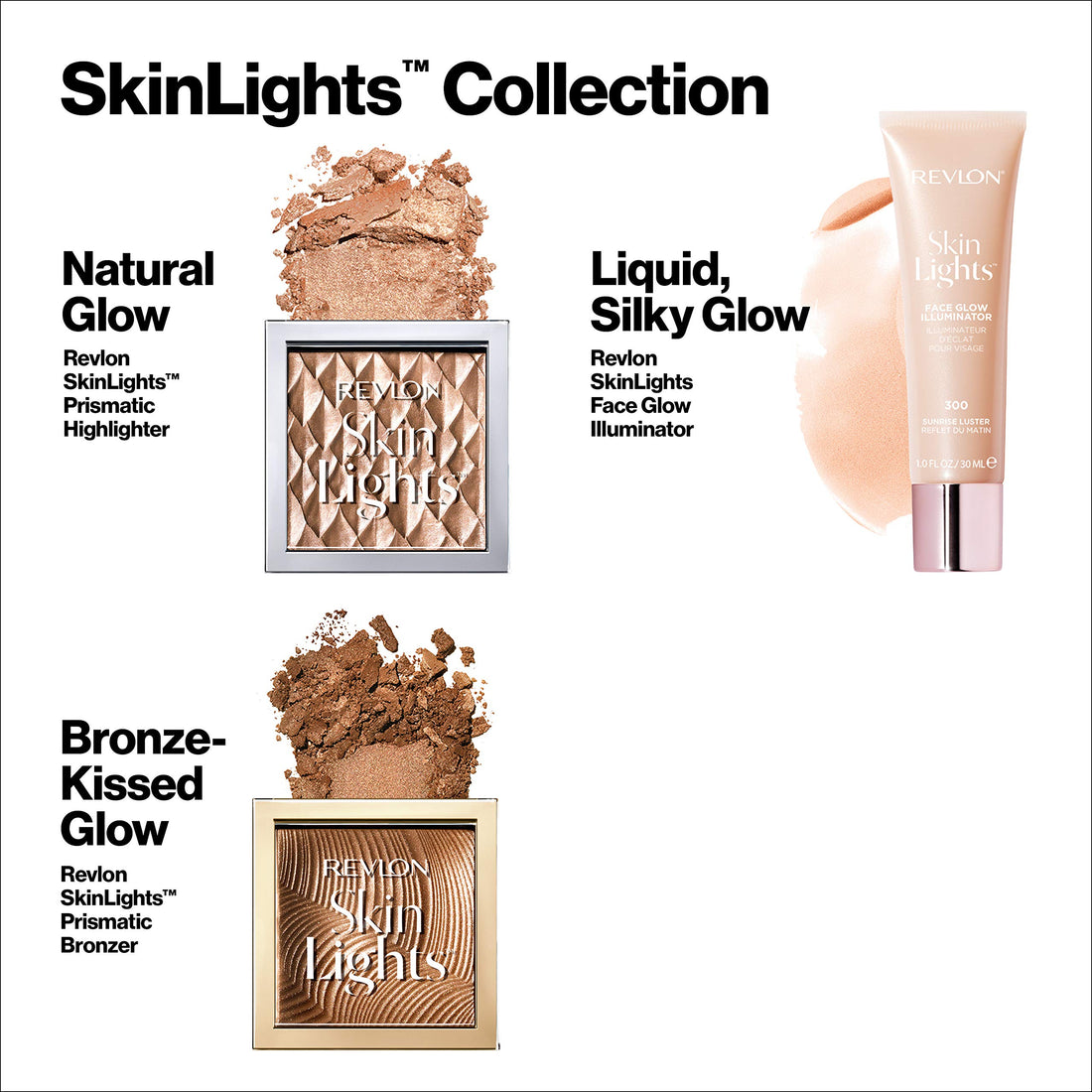 Revlon Highlighter Makeup, Skin Lights Prismatic Powder Face Makeup, Natural Glow, Shimmer Finish, 201 Daybrak Glimmer, 0.28 Oz