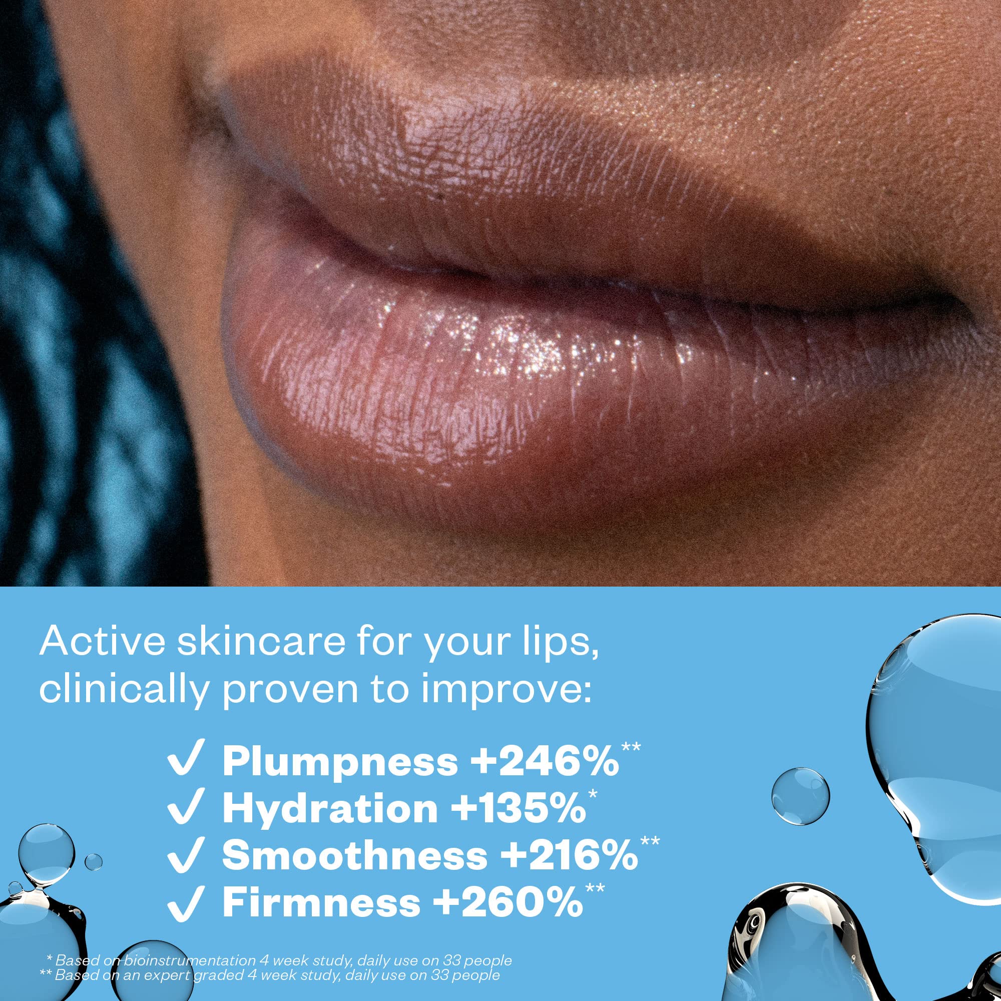 Kosas LipFuel Baseline Universal Clear Hyaluronic Lip Balm 0.17 oz Full Sized