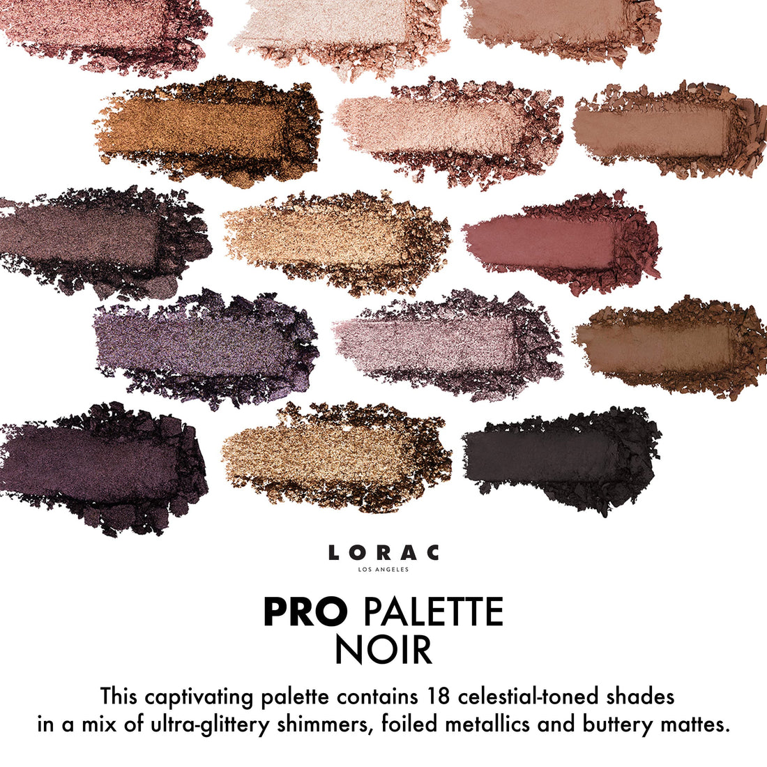 LORAC PRO Palette, Noir, 0.56 oz.