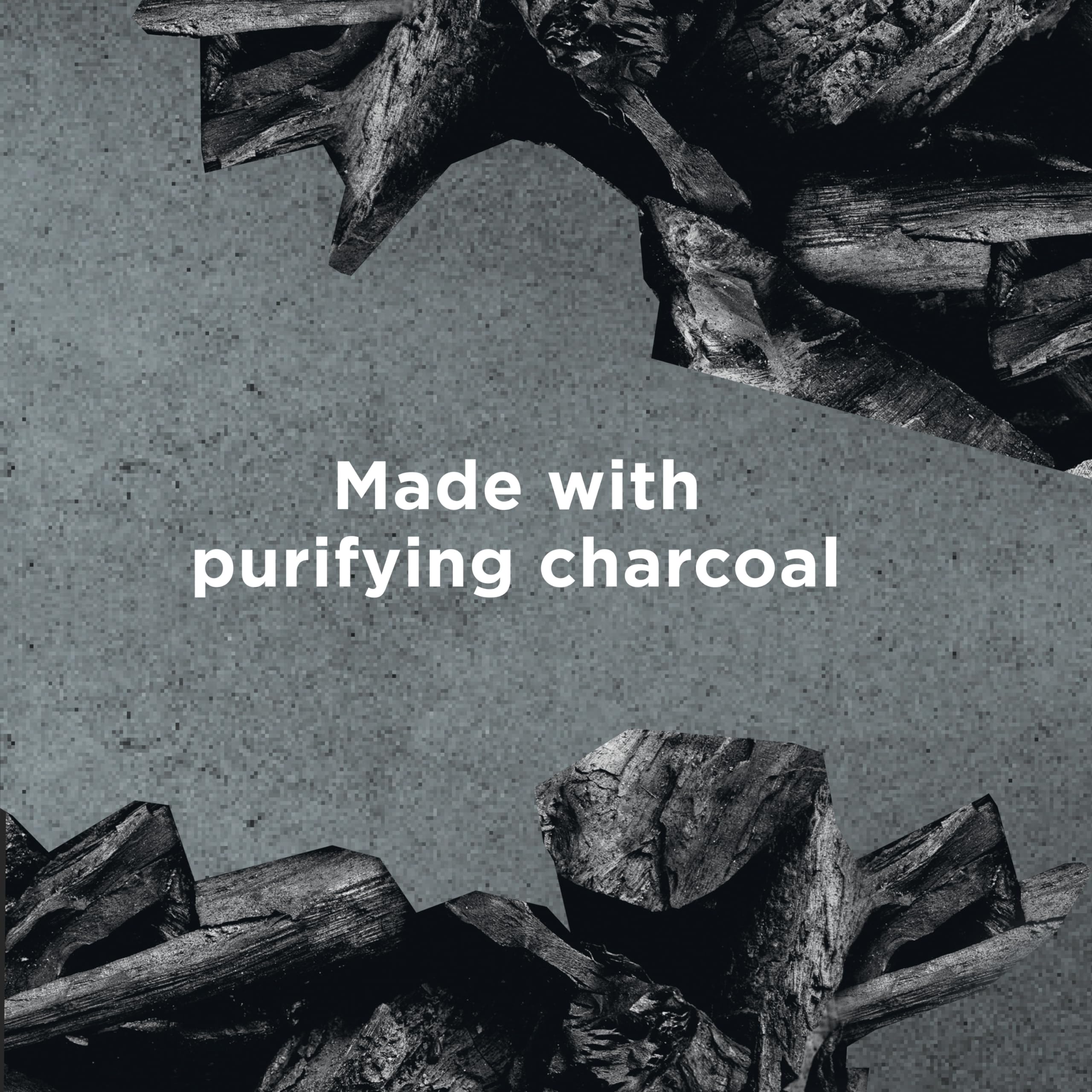 DOVE MEN + CARE Purifying Shampoo Charcoal + Clay 2 Pk for Stronger, More Resilient Hair, with Plant-Based Cleansers, 31 oz