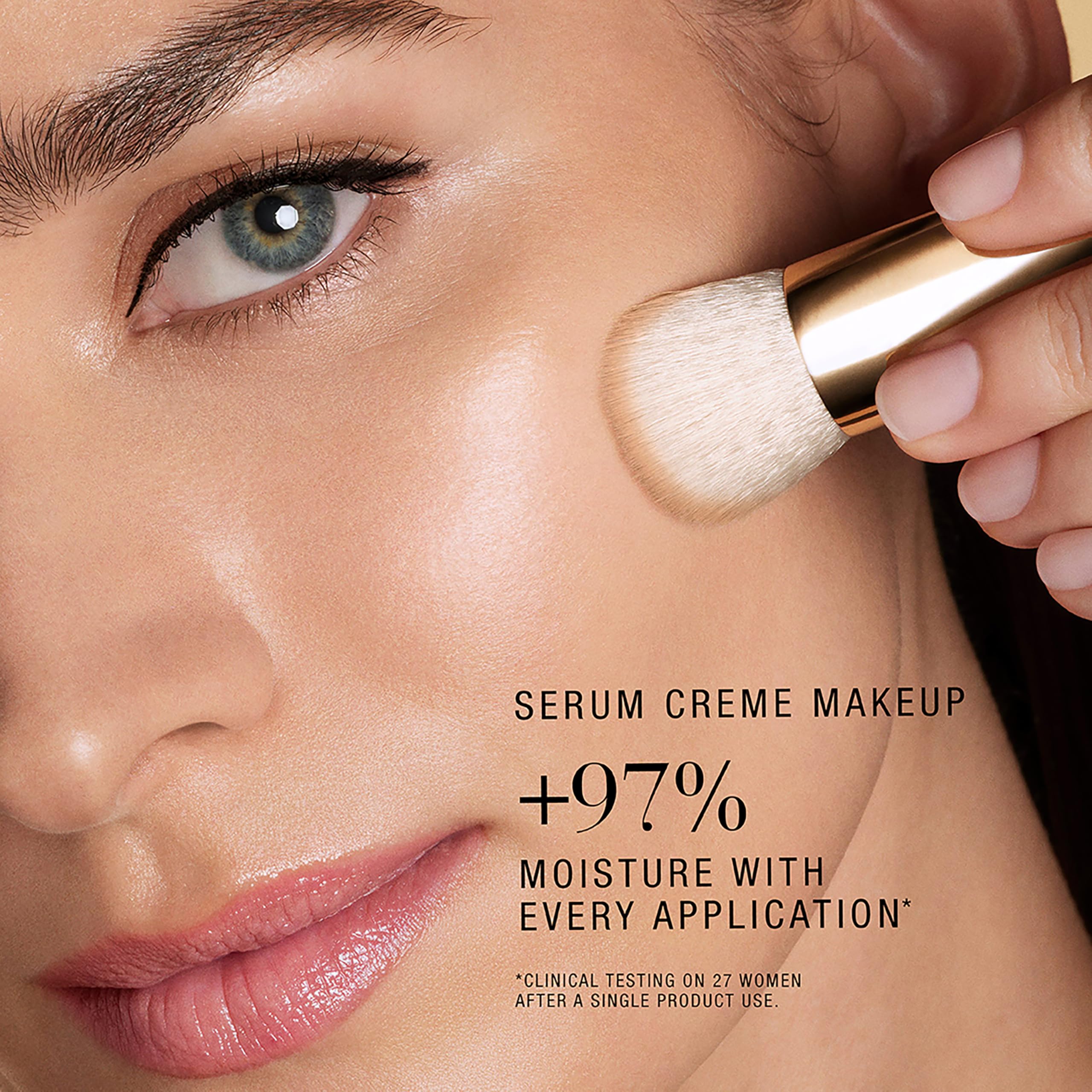 Estée Lauder Re-Nutriv Ultra Radiance Serum Creme Makeup | Luxury Foundation with Hyaluronic Acid | 12-Hour Wear & Hydration, 2N1 Desert Beige, 1 Fl Oz