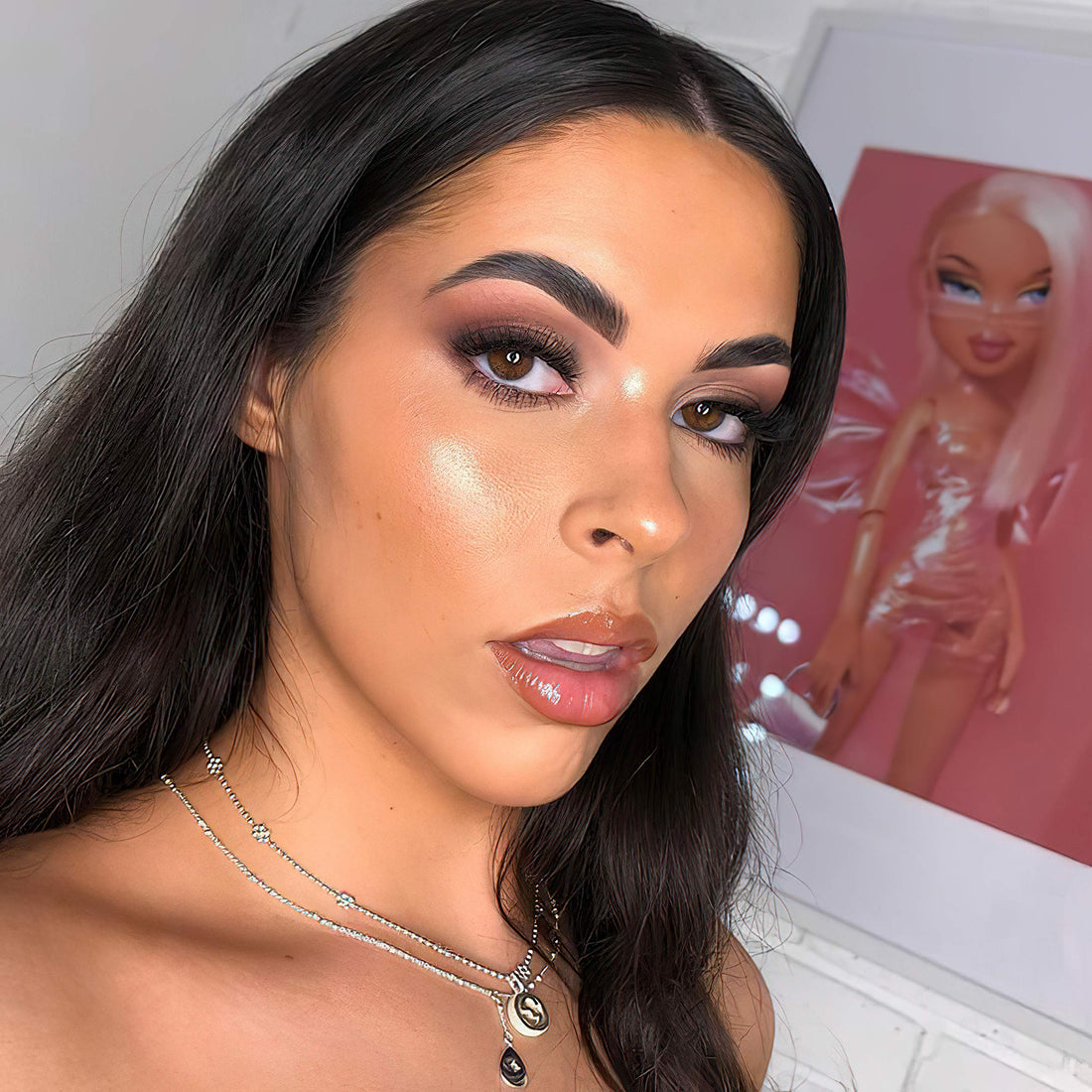 Klara Cosmetics 24 Shades Eyeshadow Palette Festive Luxury full color pigmentation long lasting vibrant, Malibu, 1 Count