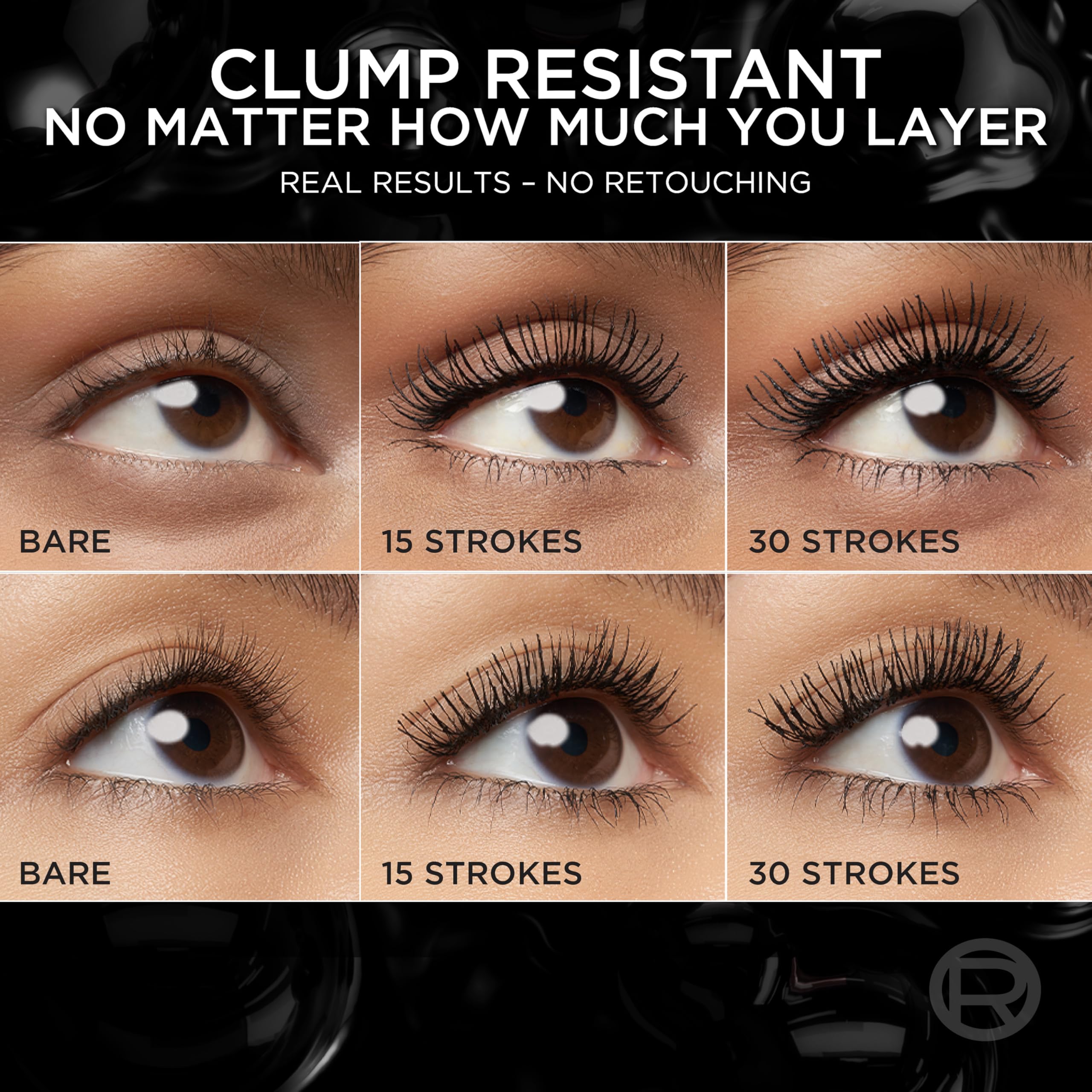 L'Oreal Paris Paradise Big Deal Mascara, Volumizing and Lengthening Formula, Buildable, Clump Resistant, Washable Blackest Black, 0.33 Fl Oz