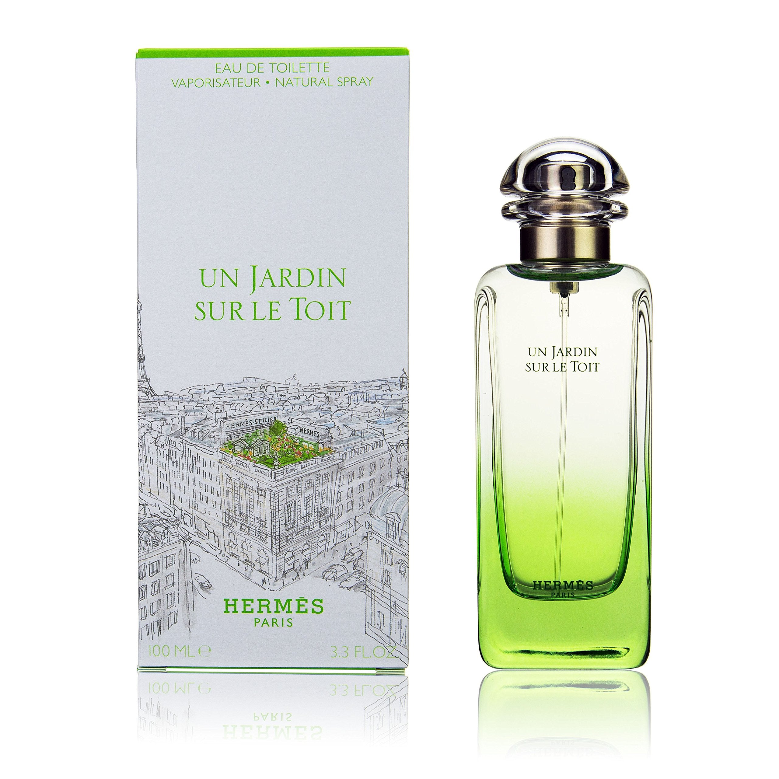 Hermes Un Jardin Sur Le Toit Eau De Toilette Spray for Women, 3.3 Ounce