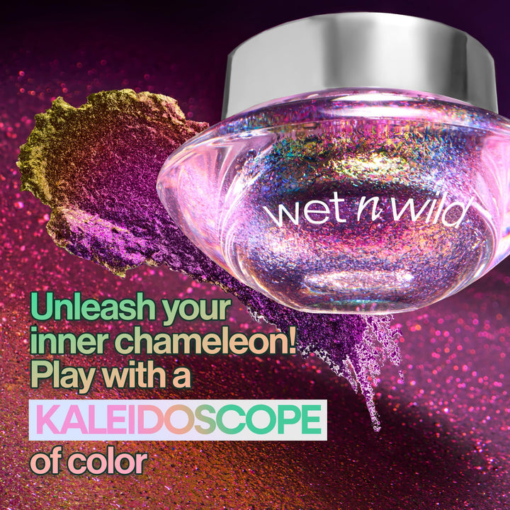 wet n wild Chameleon Chrome Eyeshadow Foil, Multi-Chromatic Light-Reflecting Pigments, Self-Adhering & High-Impact Color, Long-Lasting & Blendable Formula, Cruelty-Free & Vegan - Matrix Moves
