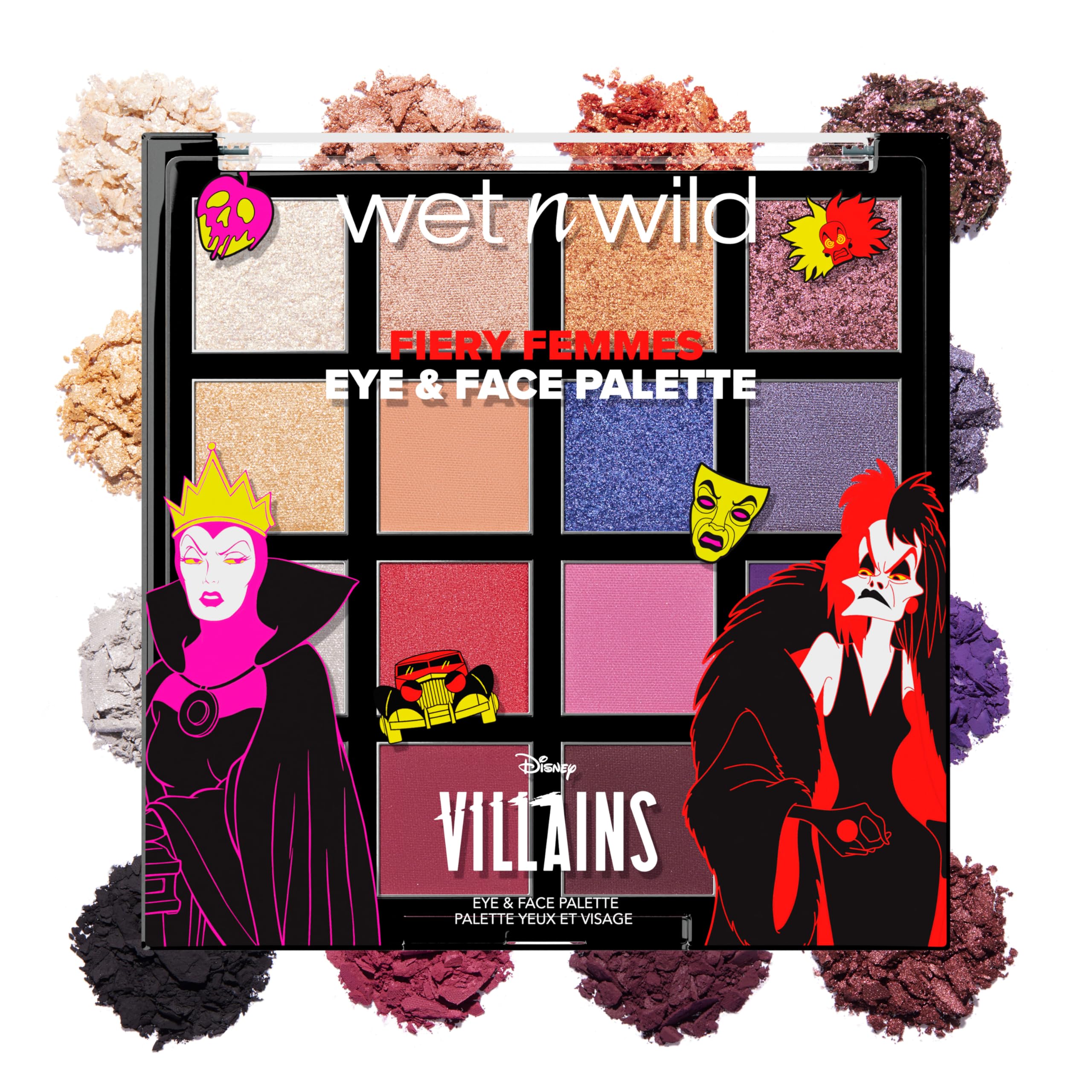 wet n wild Disney Villains Fiery Femmes Eye & Face Palette – Unleashed