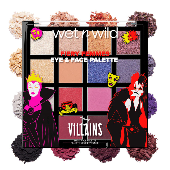 wet n wild Disney Villains Fiery Femmes Eye & Face Palette – Unleashed
