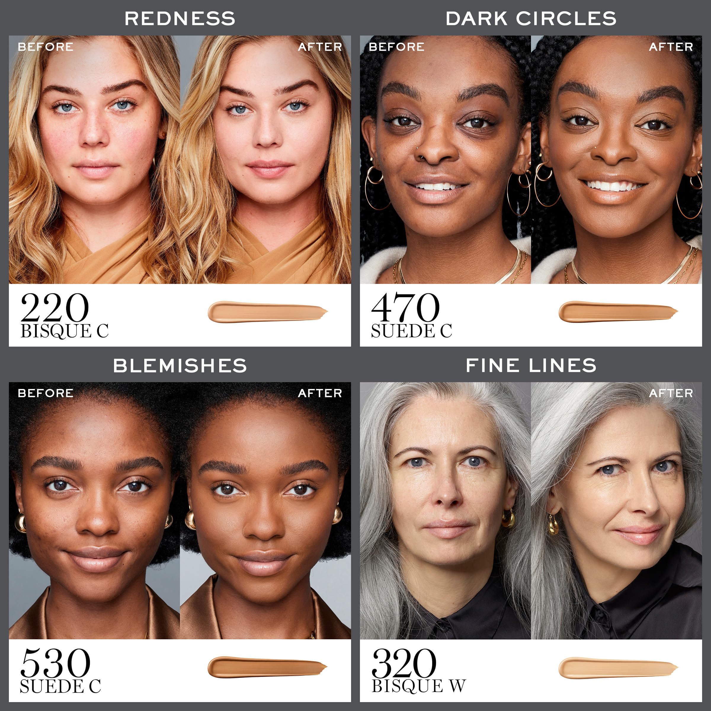 Lancôme Teint Idole Ultra Wear All Over Full Coverage Concealer - Natural Matte Finish & Lightweight Under Eye Concealer - Up To 24H Wear - 110 Ivoire Cool