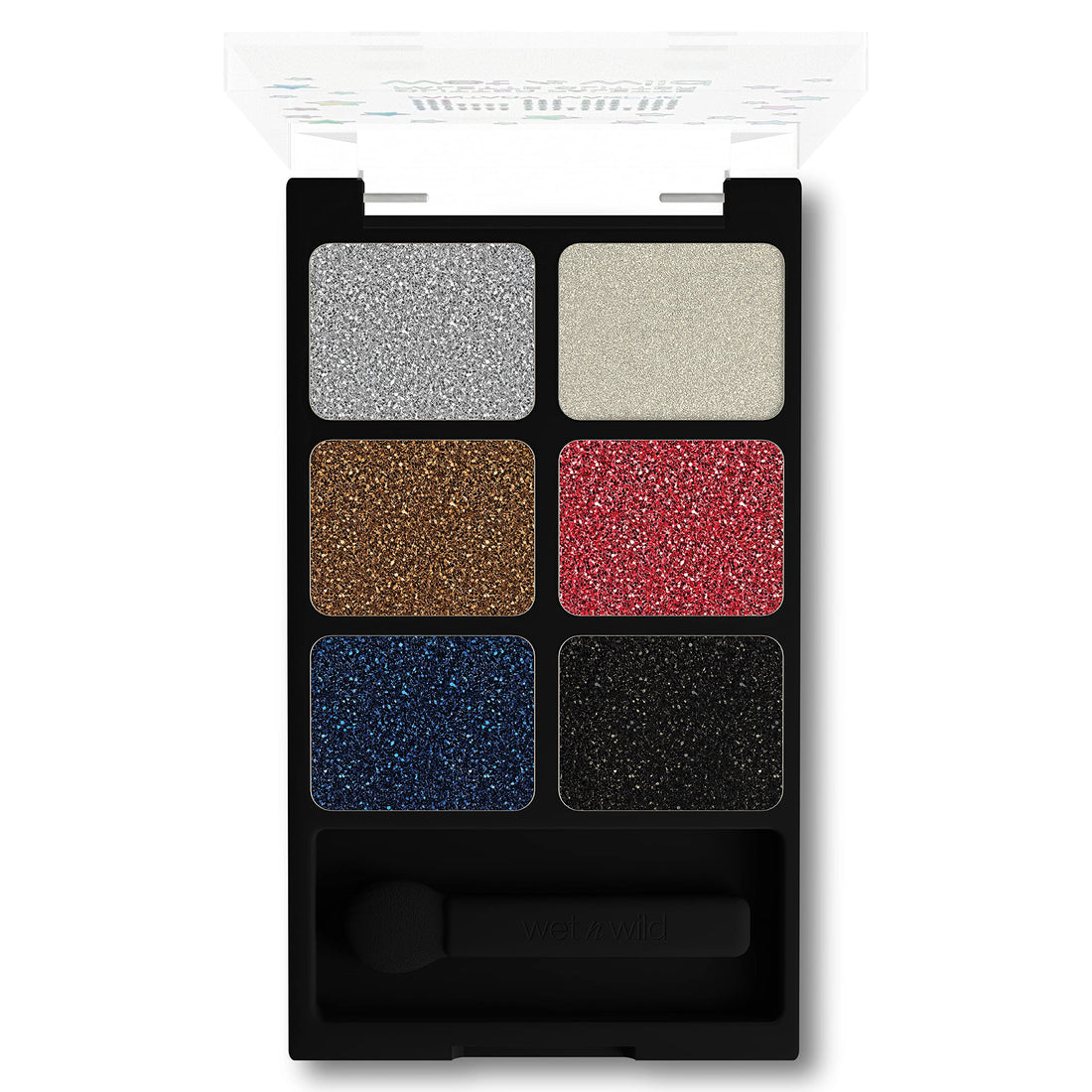 wet n wild Fantasy Makers Glitter Eyeshadow Palette, Long Wearing Shimmering Brilliance, Creamy Texture, 6 Complementary Shades, Cruelty-Free - This Bites