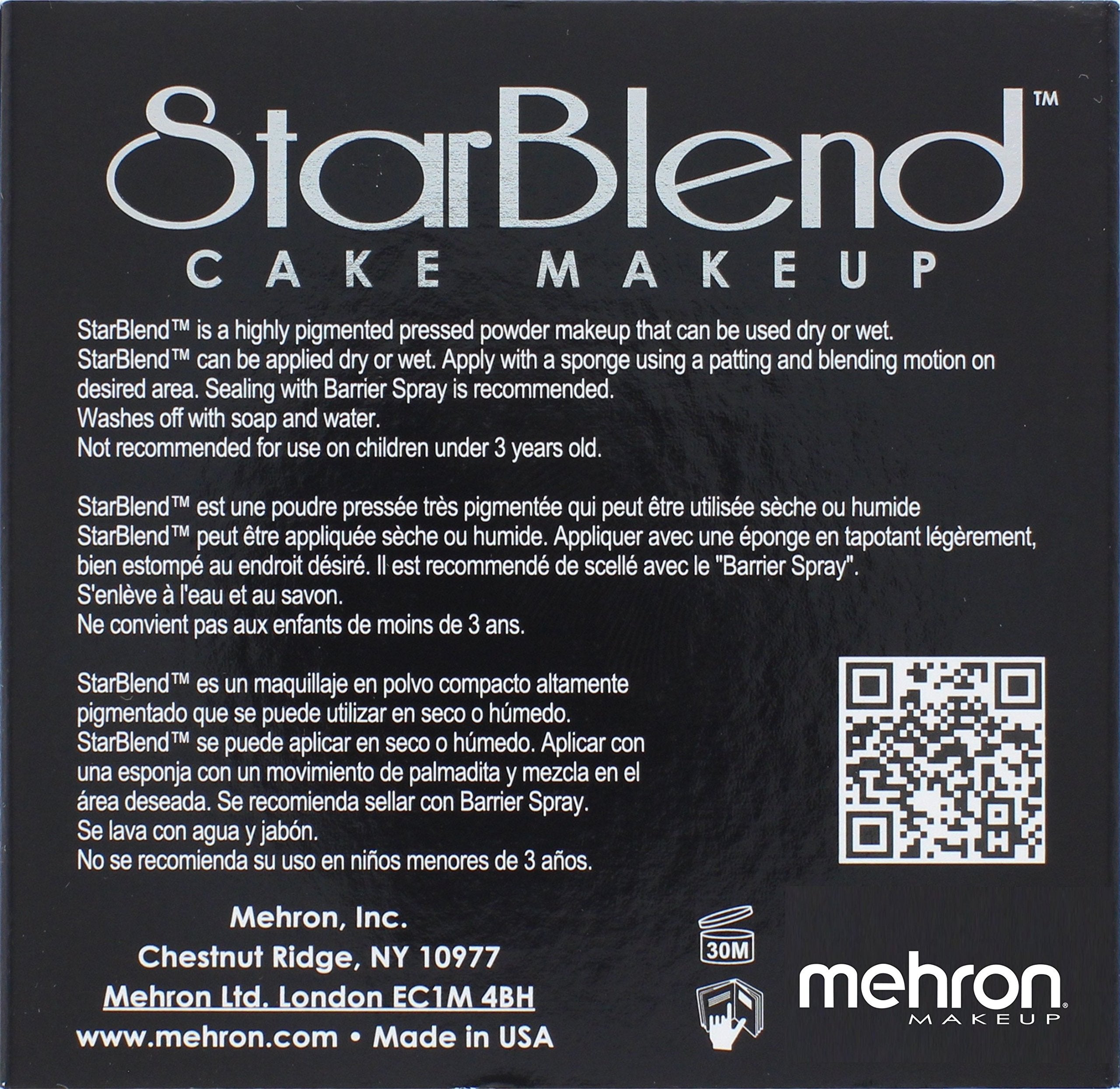 Mehron Makeup StarBlend Cake Makeup WARM HONEY - 2oz