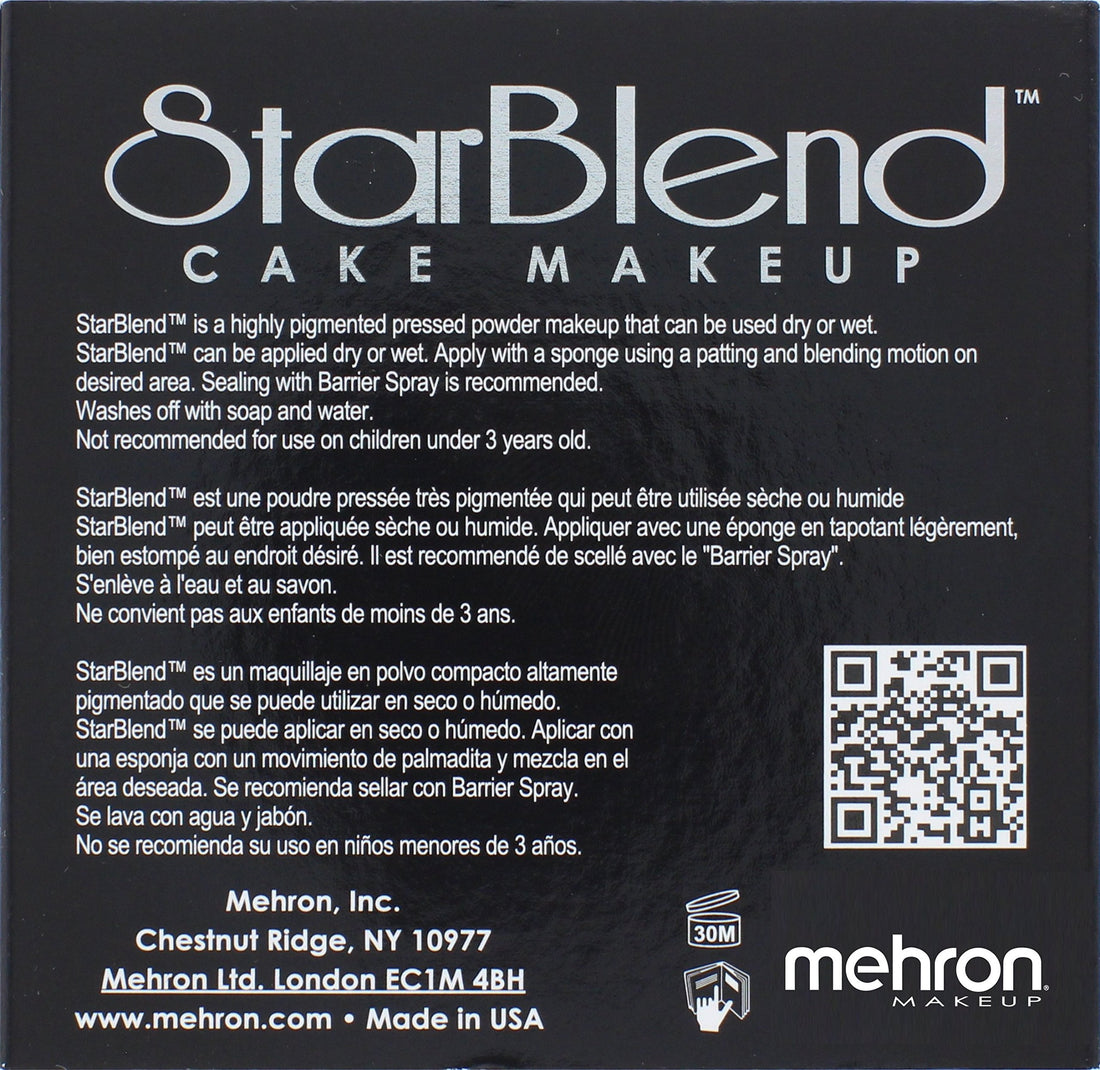 Mehron Makeup StarBlend Cake Makeup WARM HONEY - 2oz