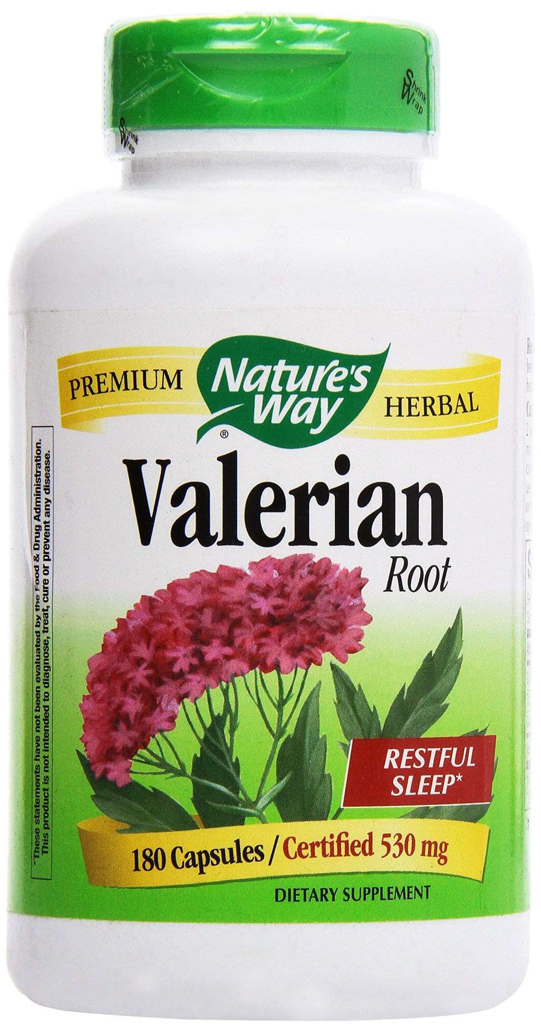 Nature's Way Valerian Root, (Gelatin) Capsules 180 ea
