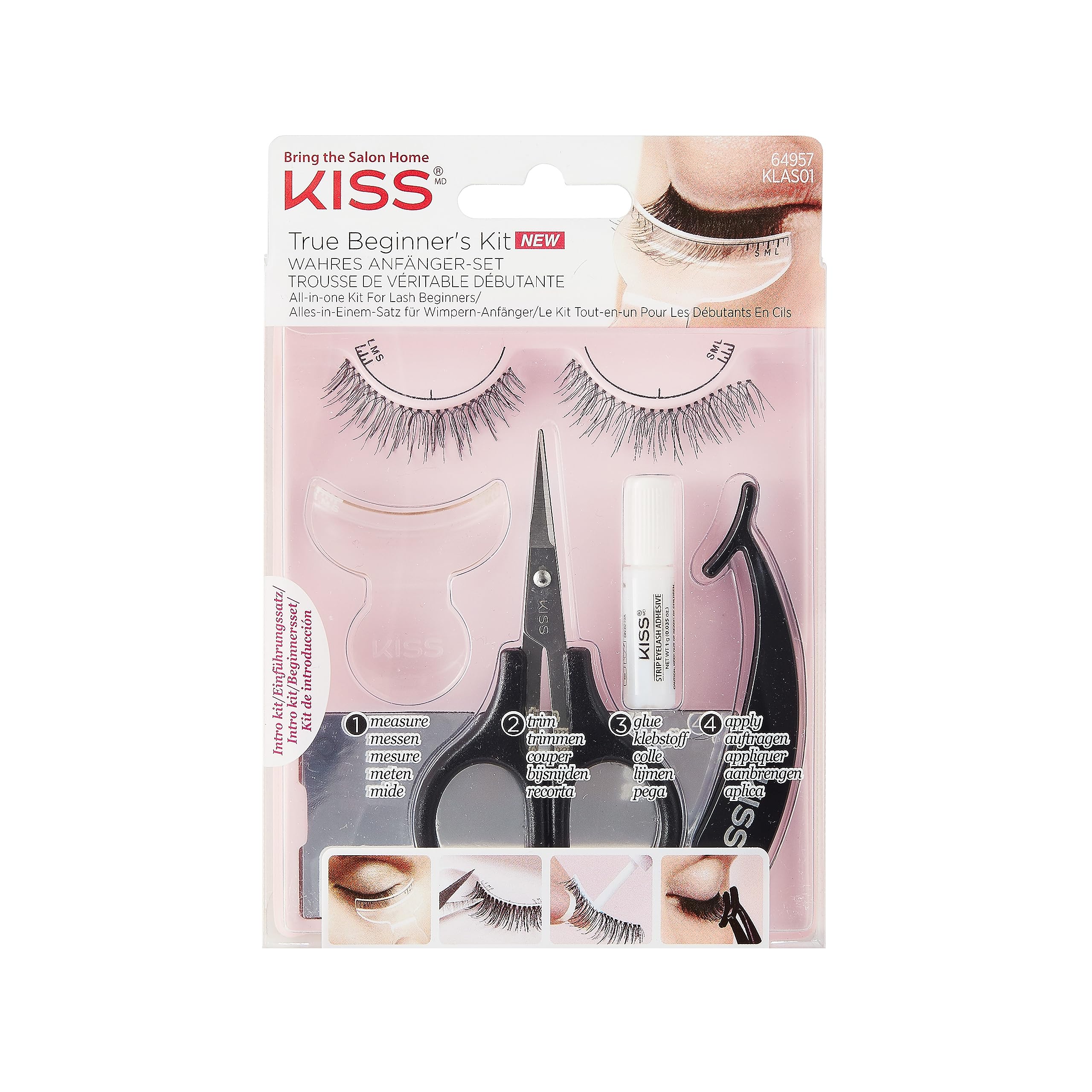KISS Lashes Adhesive True Beginner's Kit, Effortless