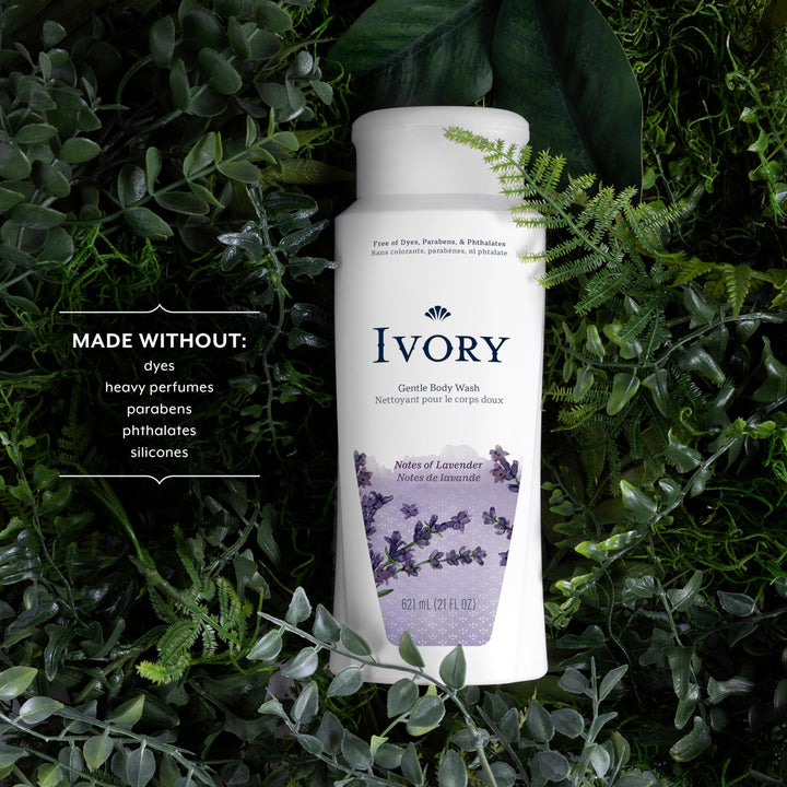 Ivory Lavender Scented Body Wash, 21 Fl Oz
