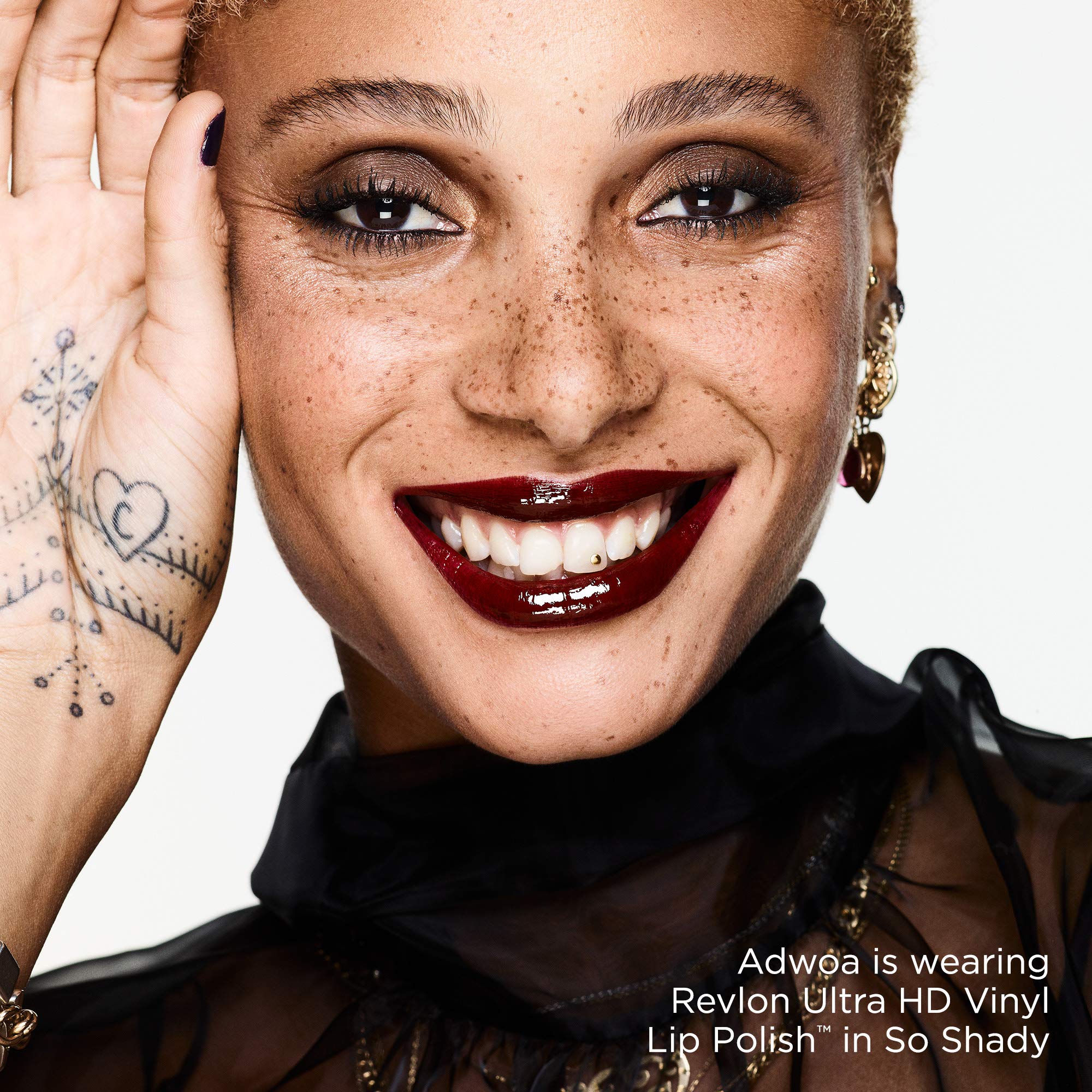 Revlon Ultra HD Vinyl Lip Polish, Liquid Lipstick, Fearless Who, Fuchsia Gloss