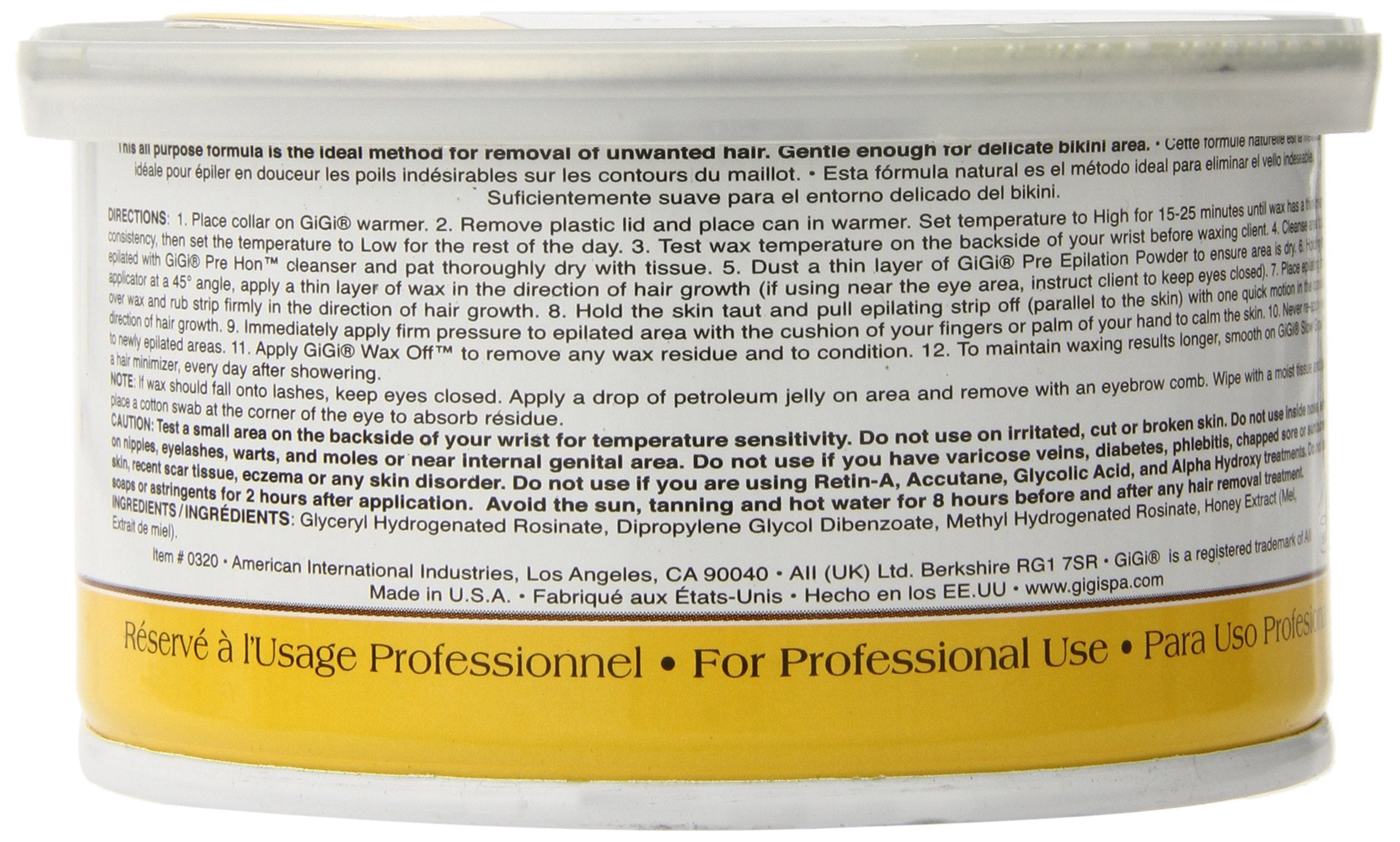 GiGi All Purpose Honee Wax (2 Pack of 8 oz.)