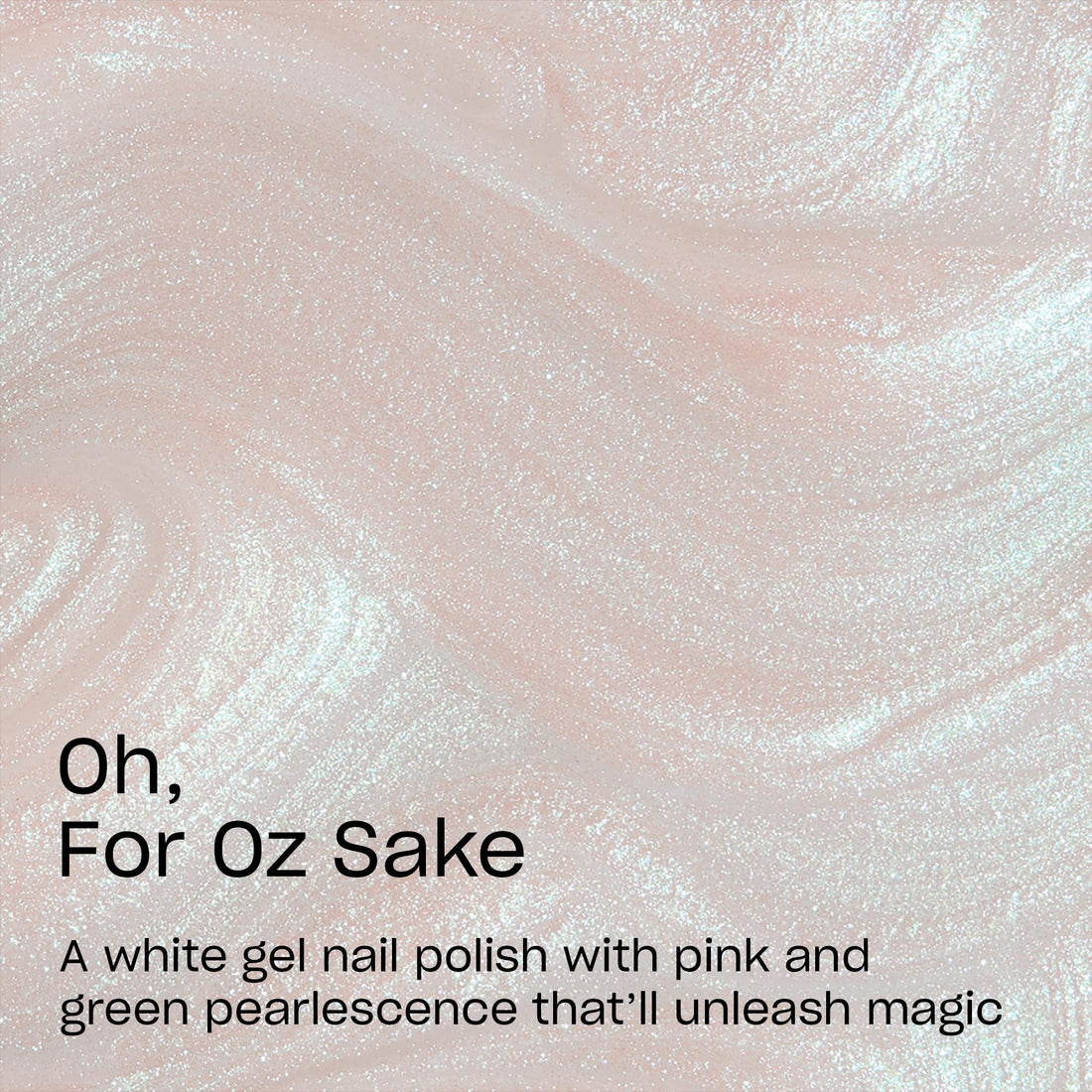 OPI GelColor, White Nail Polish, Up to 3 Weeks of Wear, Smudge Proof, Cures in 30 Seconds, x Wicked Limited Edition Collection, Oh, For Oz Sake, 0.5 fl oz