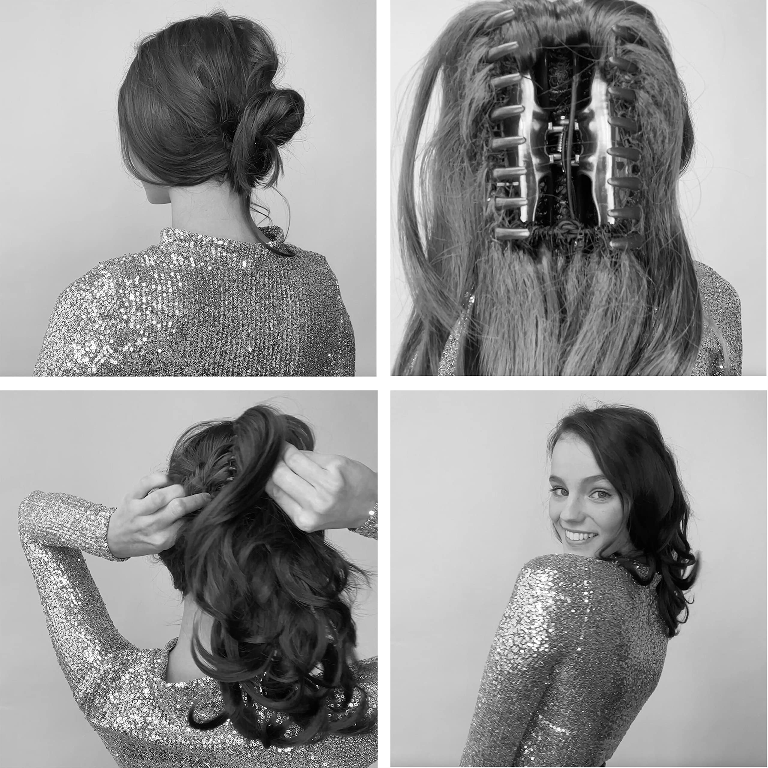 20 & 120g Hair Piece Pony Tail Extension (BLONDE BROWN MIX) Voluminous & Fullness curled wavy Heat-Resisting Like Real Human Hair