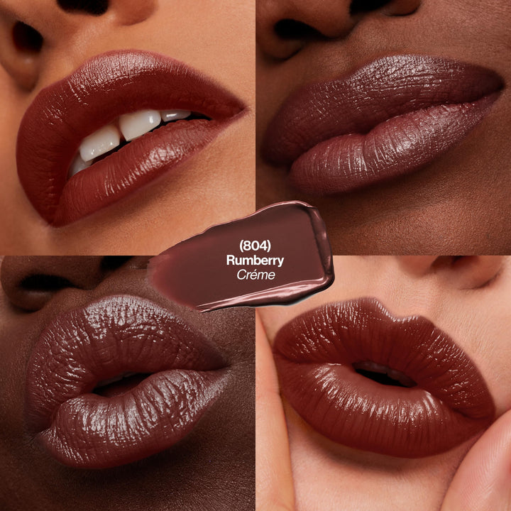 Revlon Super Lustrous Lipstick, Creamy Formula For Soft, Fuller-Looking Lips, Moisturized Feel, 804 Rumberry, 0.15 oz