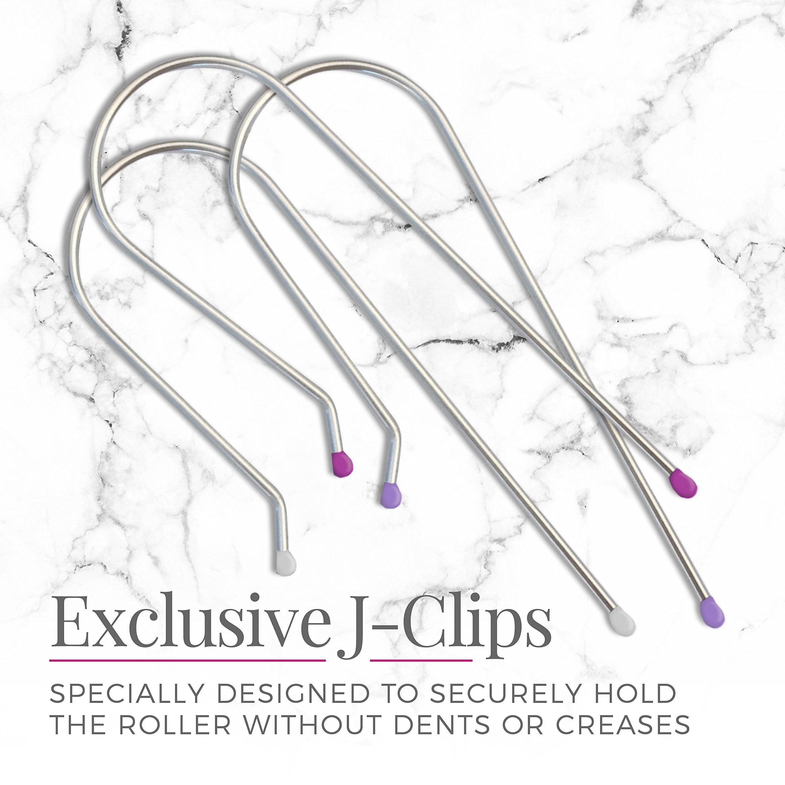 Remington Ionic Conditioning Hair Setter, 20 Velvet Hair Rollers, 6 Large (1¼”), 10 Medium (1), 4 Small (¾”), Blowout Style Hair Curlers