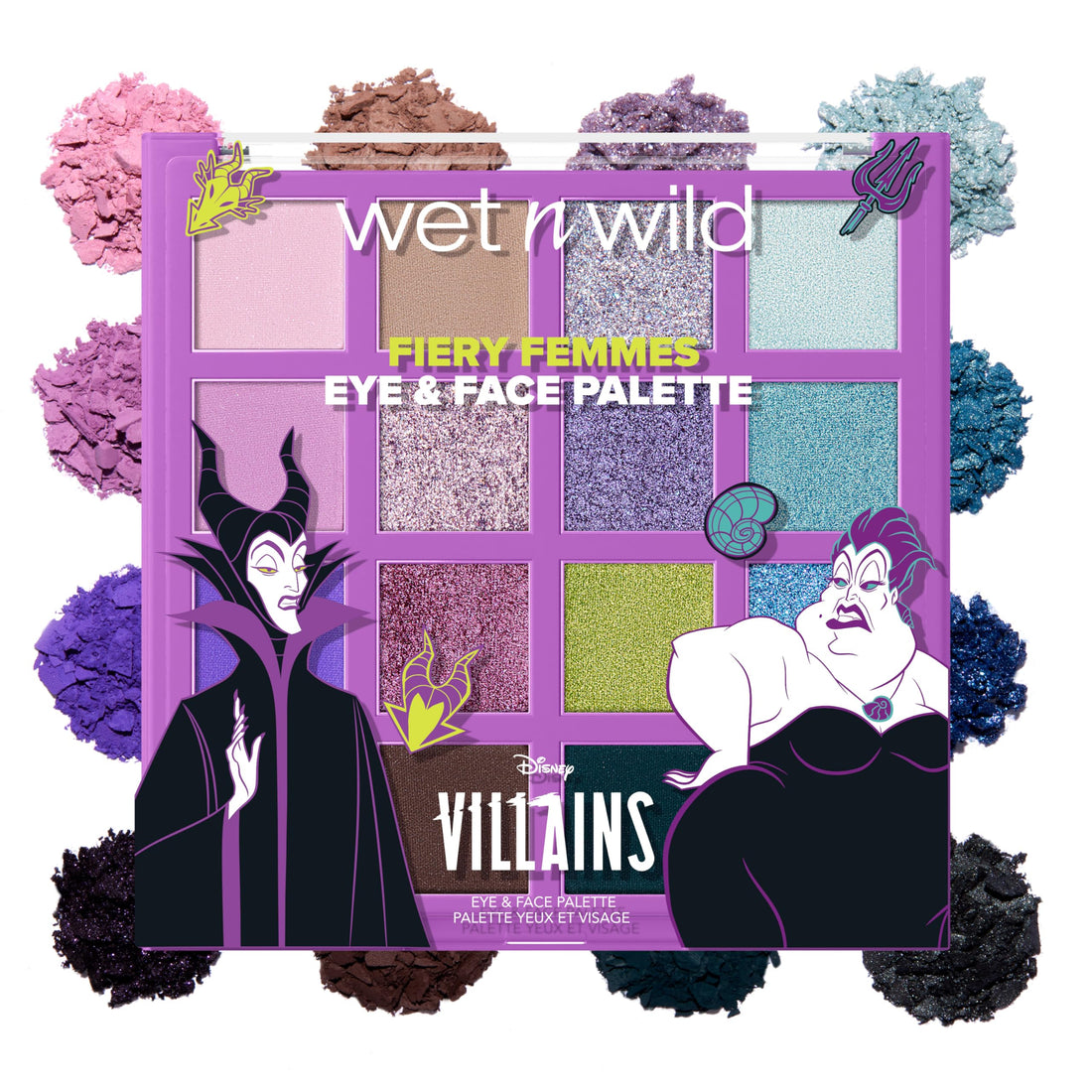 wet n wild Disney Villains Fiery Femmes Eye & Face Palette – Beautiful Destroyer