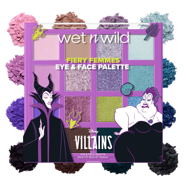 wet n wild Disney Villains Fiery Femmes Eye & Face Palette – Beautiful Destroyer