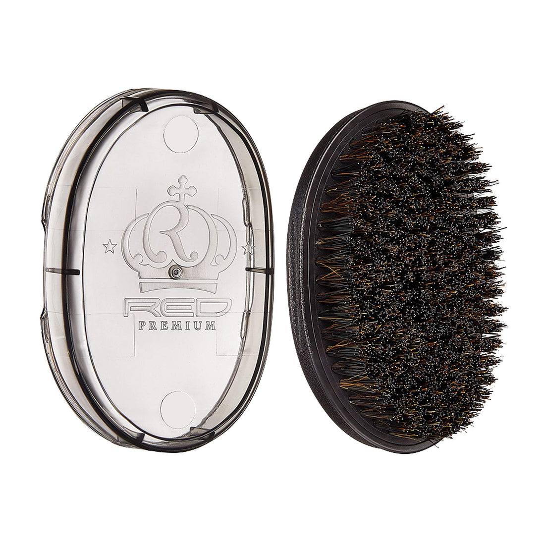 Red by Kiss Premium Pocket Wave Bow Wow Curved Palm Brush Medium Bristles