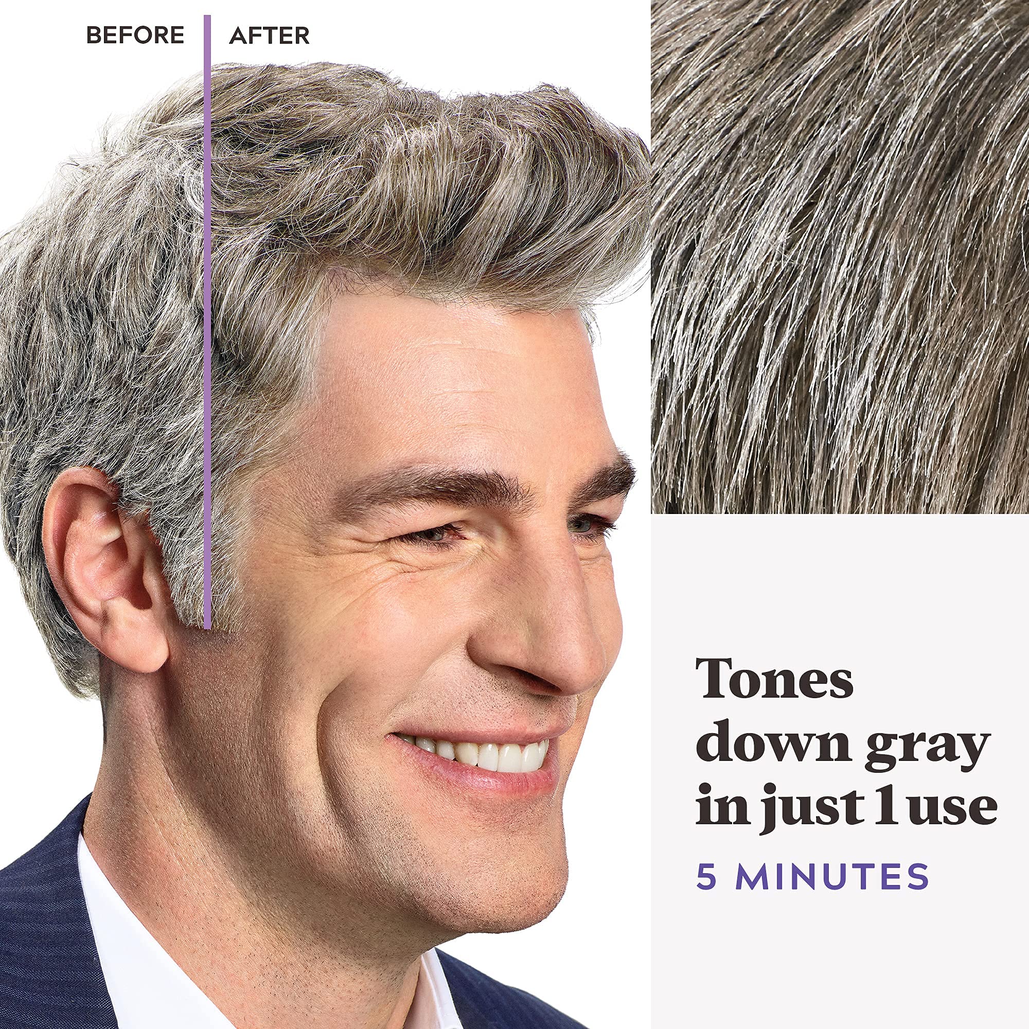 Just for Men Touch of Gray, Light Brown - Gray 1 Application (Pack of 4)