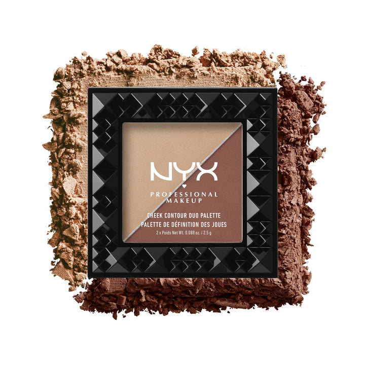 Nyx Professional Makeup Cheek Contour Duo Palette, Ginger and Pepper, 5g