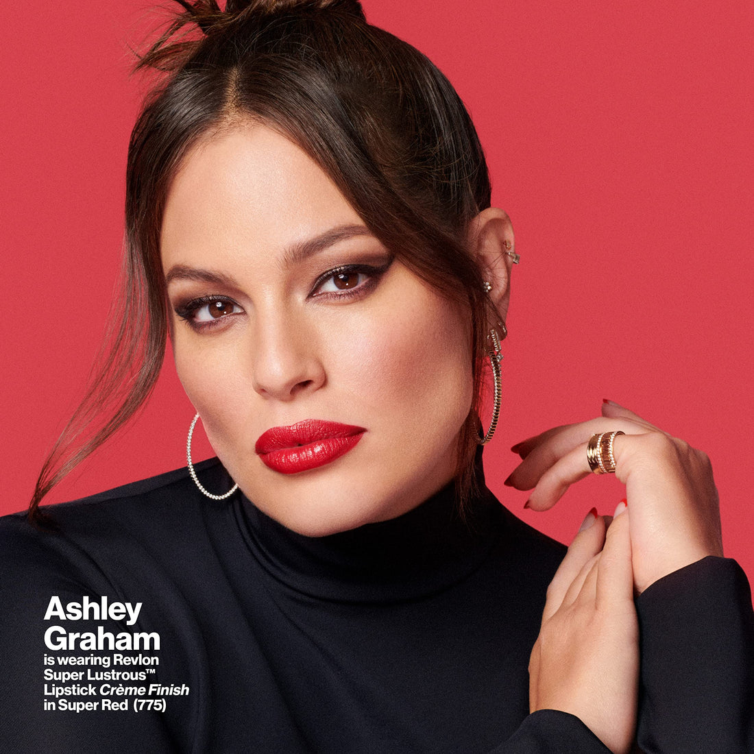 Revlon Super Lustrous Lipstick, High Impact Lipcolor with Moisturizing Creamy Formula, Infused with Vitamin E and Avocado Oil in Red / Coral, Cherry Blossom (028)