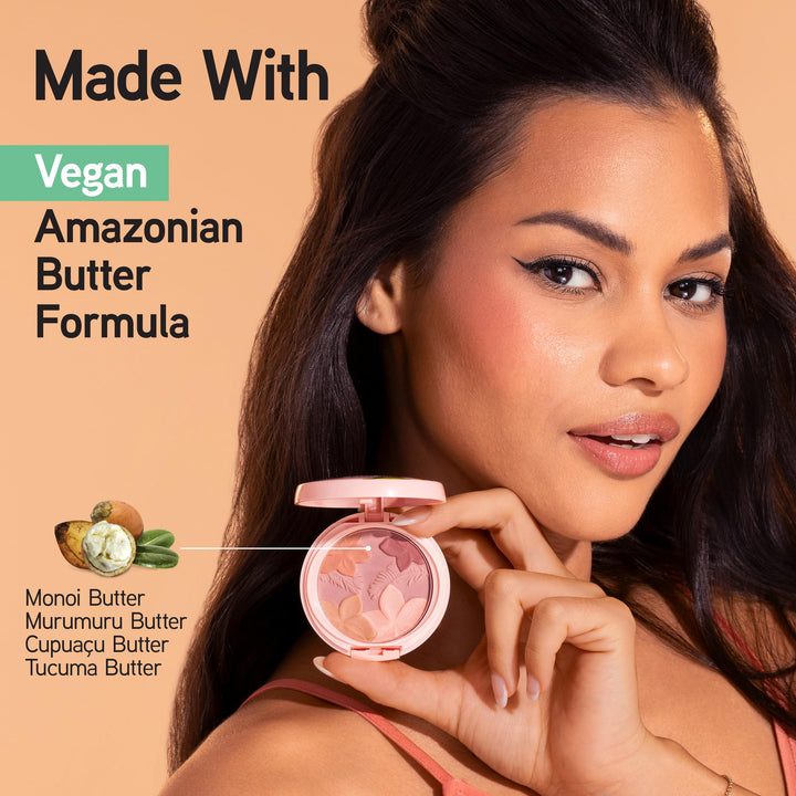 Physicians Formula Matte Monoi Butter Blush Makeup Powder, Mauvy Mattes, Dermatologist Tested