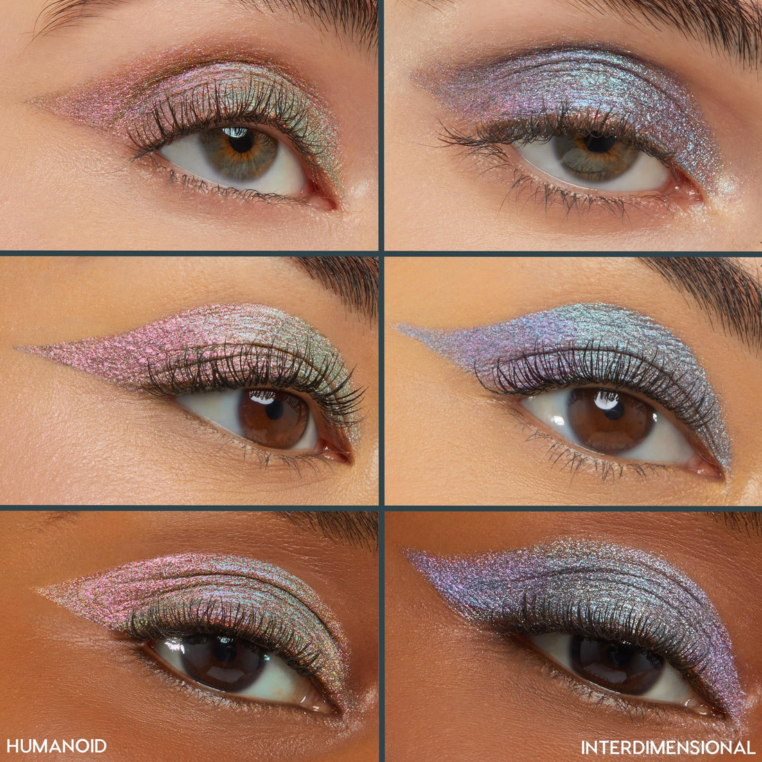 ColourPop x Stranger Things Chrome Liquid Eyeshadow Duo - Color-Shifting Chrome Eyeshadow with Long-Lasting & Ultra-Pigmented Formula - The Monster (2 Count)