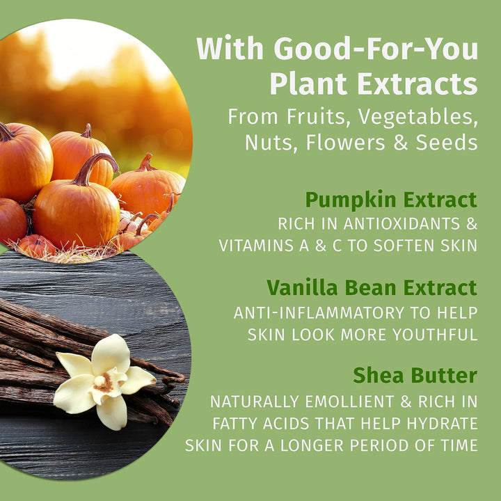 Limited Edition Pumpkin Spice & Vanilla Chai Herbal Moisturizing Body Lotion (17 oz) – Fall Scented for Women or Men with Dry or Sensitive Skin - Hydrating Moisturizer for Daily Radiance