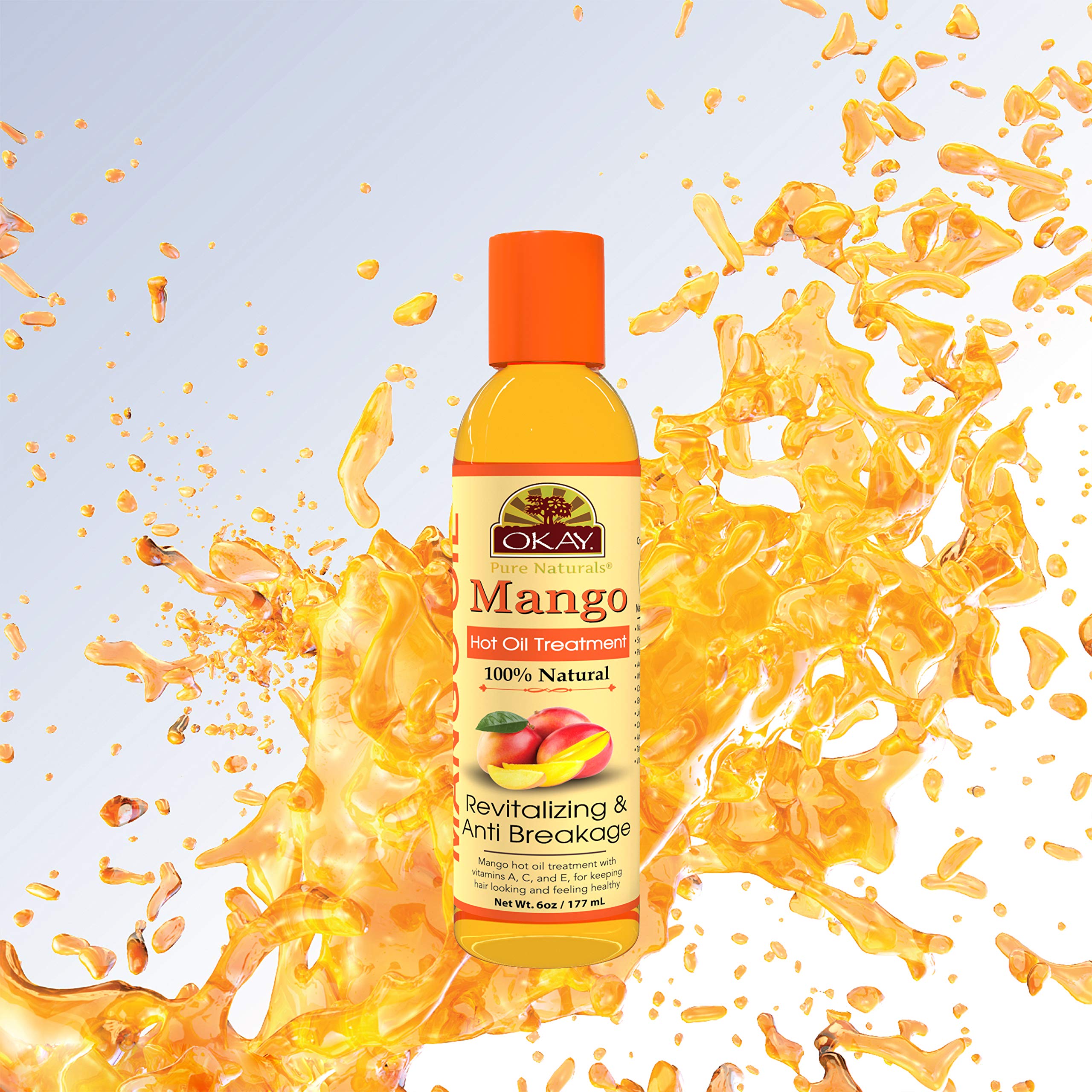 Okay Hot Oil for Treatment, Mango, 6 Ounce