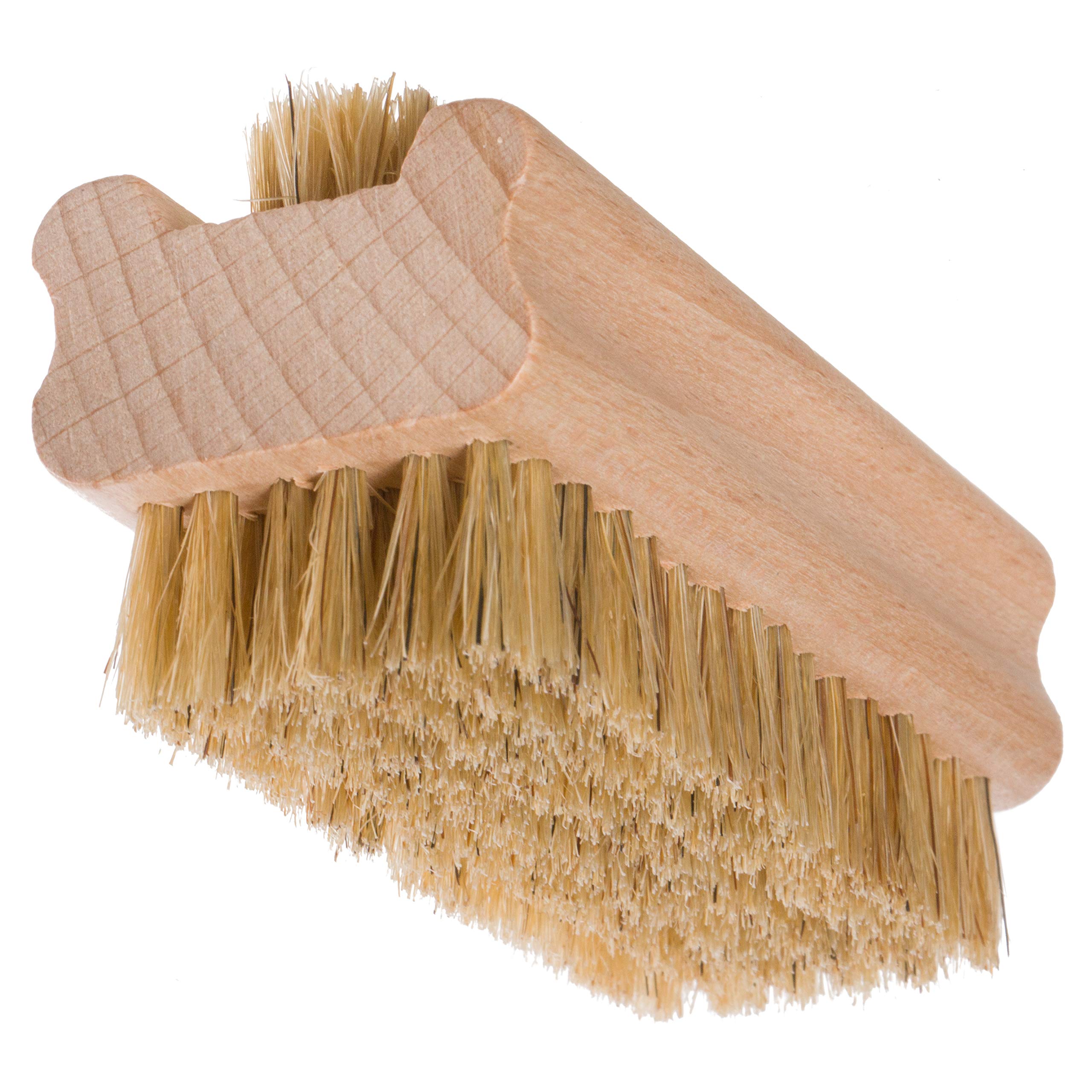Set of 1, Untreated Beechwood with Pig Bristle : Bürstenhaus Redecker Natural Pig Bristle Nailbrush with Untreated Beechwood Handle, 3-3/4-Inches by 1-3/8-Inches