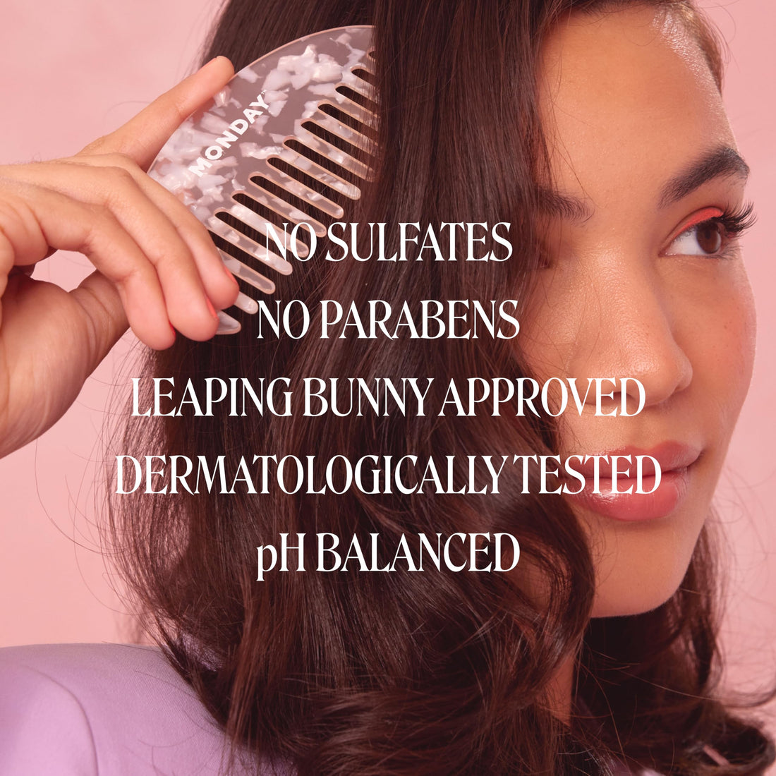 MONDAY HAIRCARE Moisture Shampoo + Conditioner Set (2 Pack) 27oz Each, Dry, Coarse, Stressed, Coily & Curly Hair, Made from Coconut Oil, Rice Protein, Shea Butter, & Vitamin E, 100% Recyclable Bottles