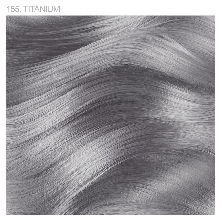Adore Semi-Permanent Haircolor #155 Titanium 4 Ounce 118ml 2 Pack